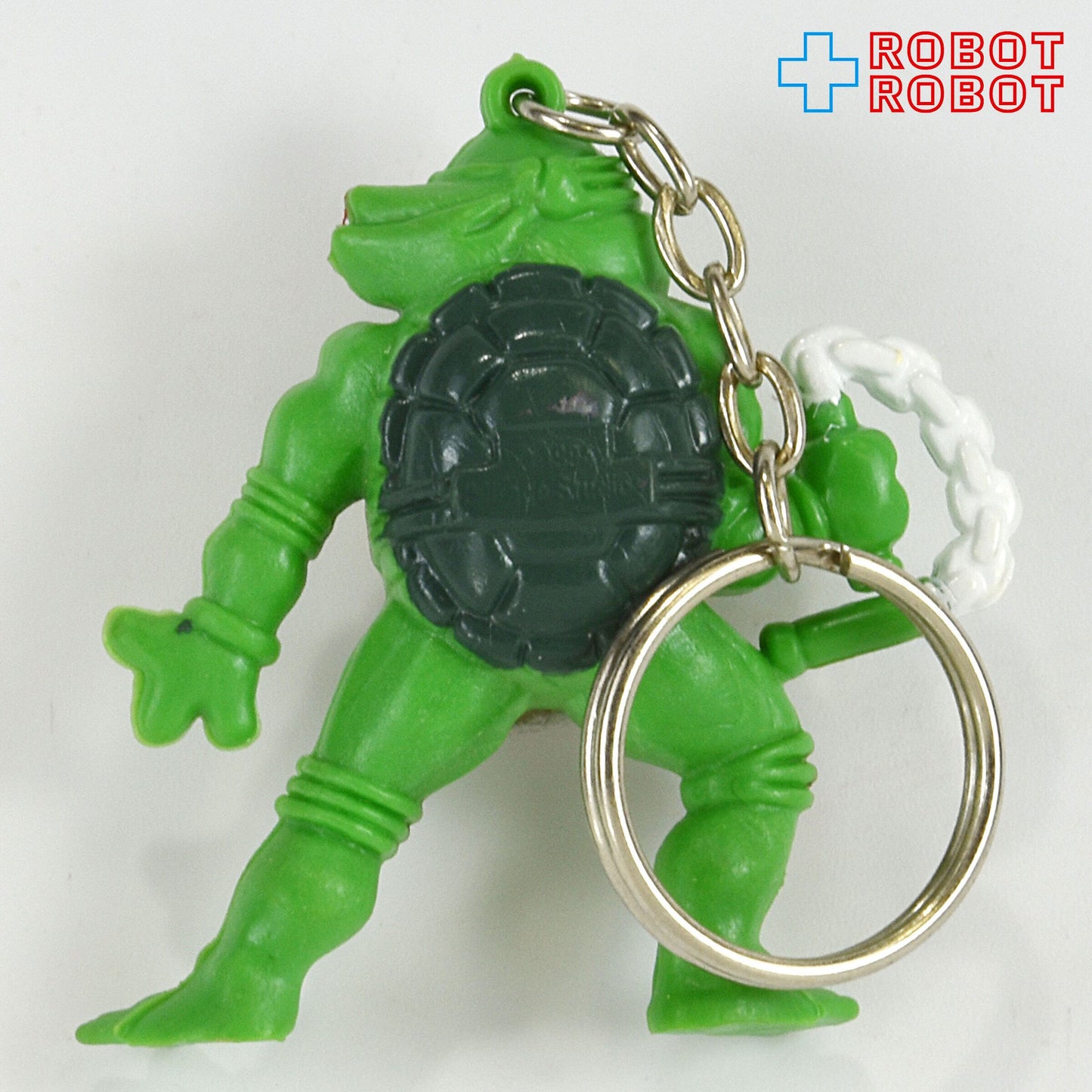 カバヤ タートルズ ミュータントホルダー ミケランジェロ 片手ヌンチャク PVCフィギュア キーホルダー