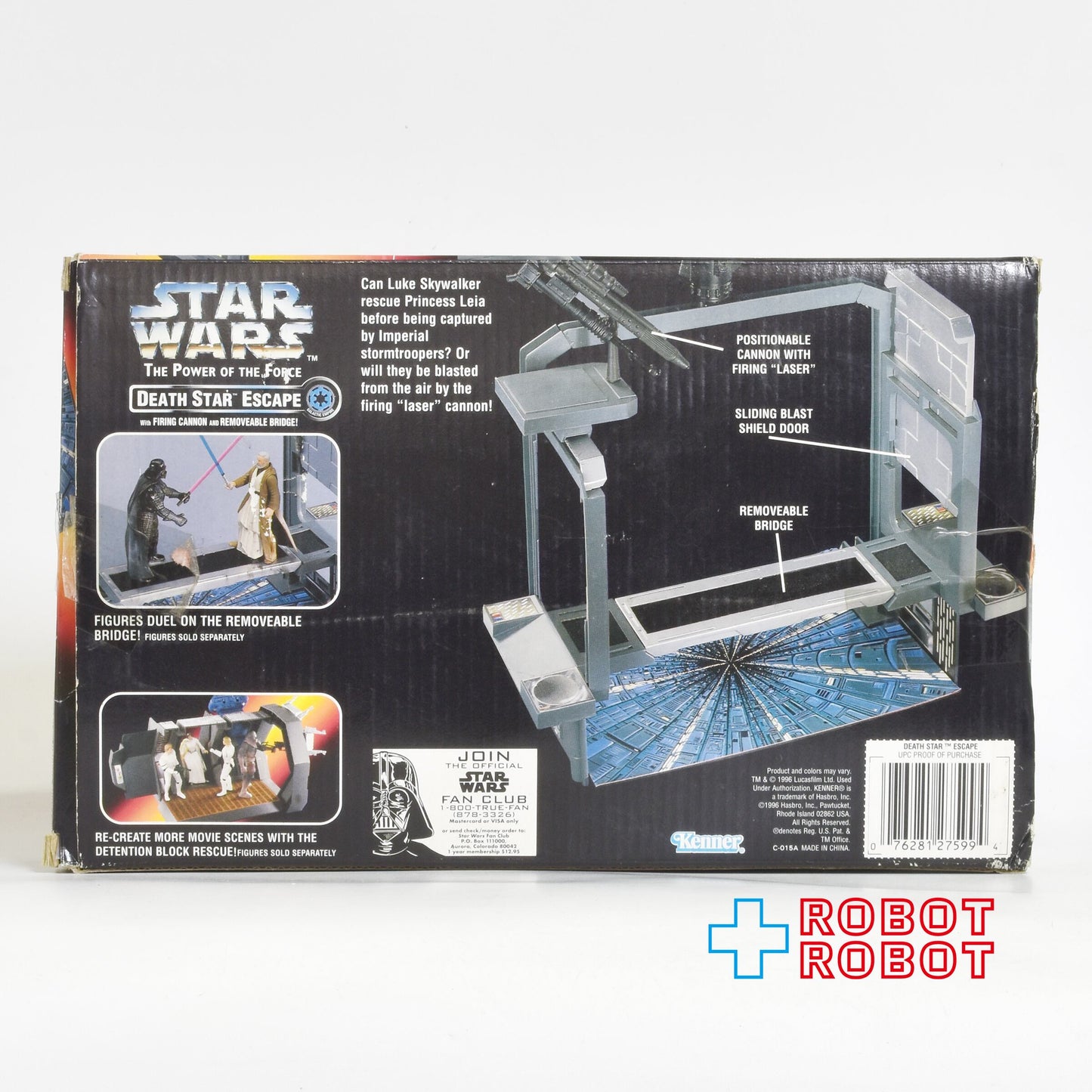 スター・ウォーズ POTF2 デス・スター エスケープ w/フィリング・キャノン&リムーバブルブリッジ アクションフィギュア 開封