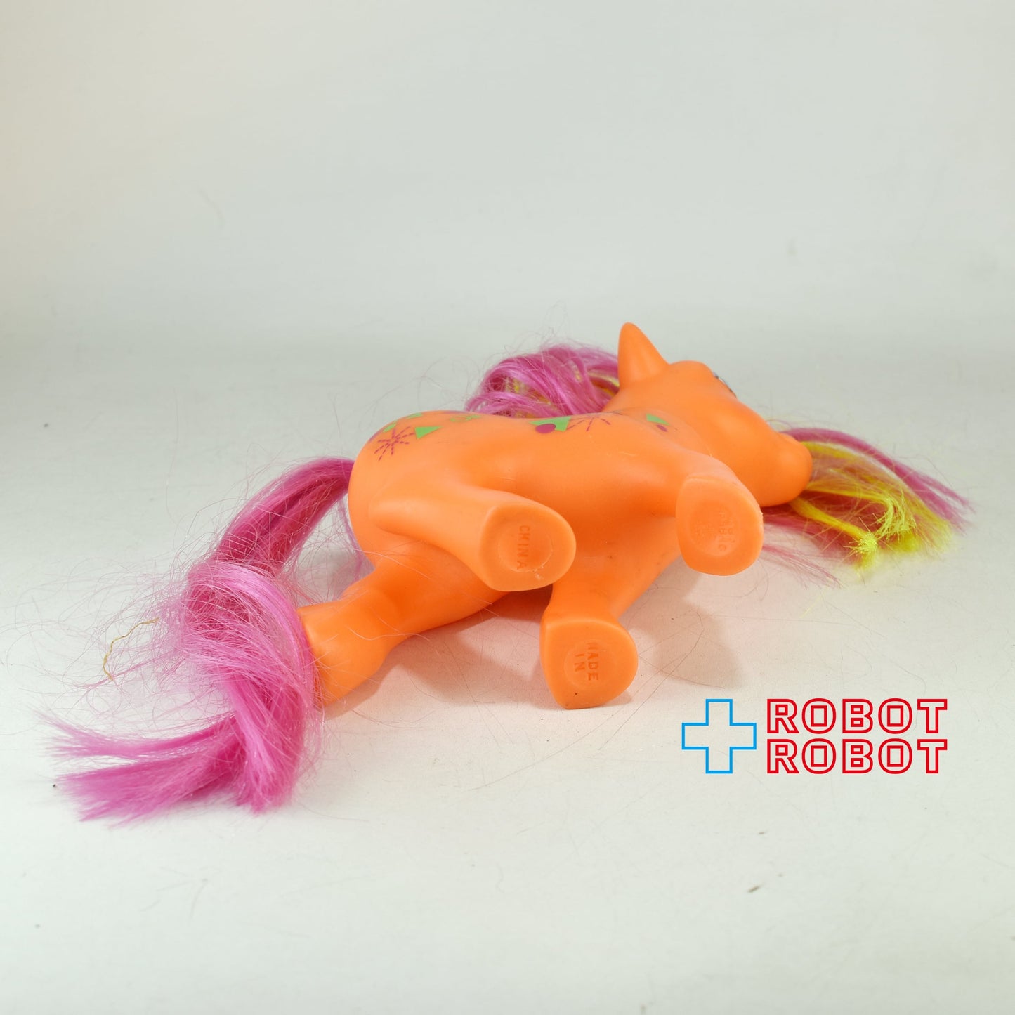 マイリトルポニー G1 ハーフノート 幾何学模様 オレンジ 1984