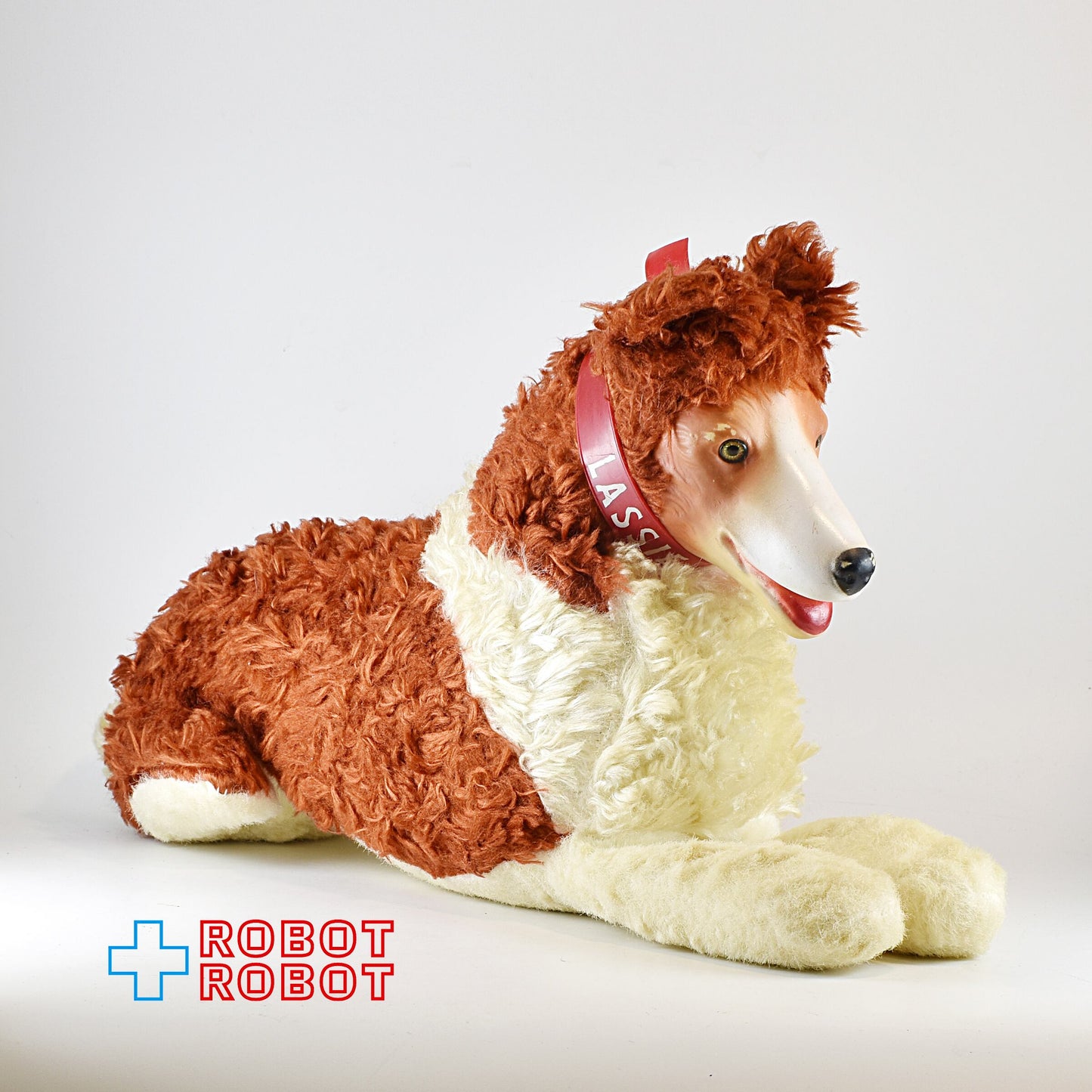 名犬ラッシー ラバーフェイス ぬいぐるみ人形 1950s