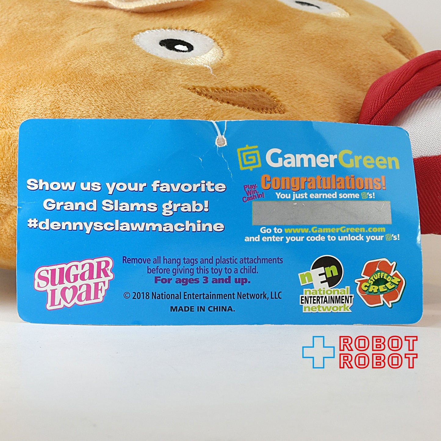 デニーズ グランドスラム パンケーキ ぬいぐるみ 33センチ シュガーローフエンターテイメント 紙タグ付き