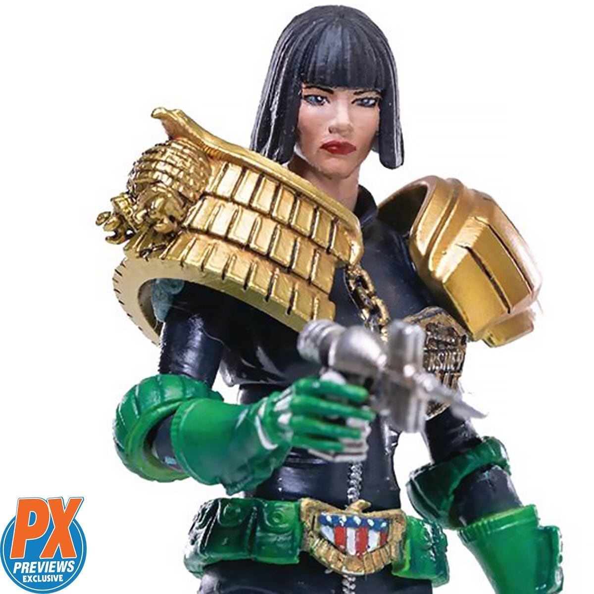 ハイヤトイズ ジャッジ・ドレッド バーバラ・ハーシー 1/18 アクションフィギュア 限定 未開封