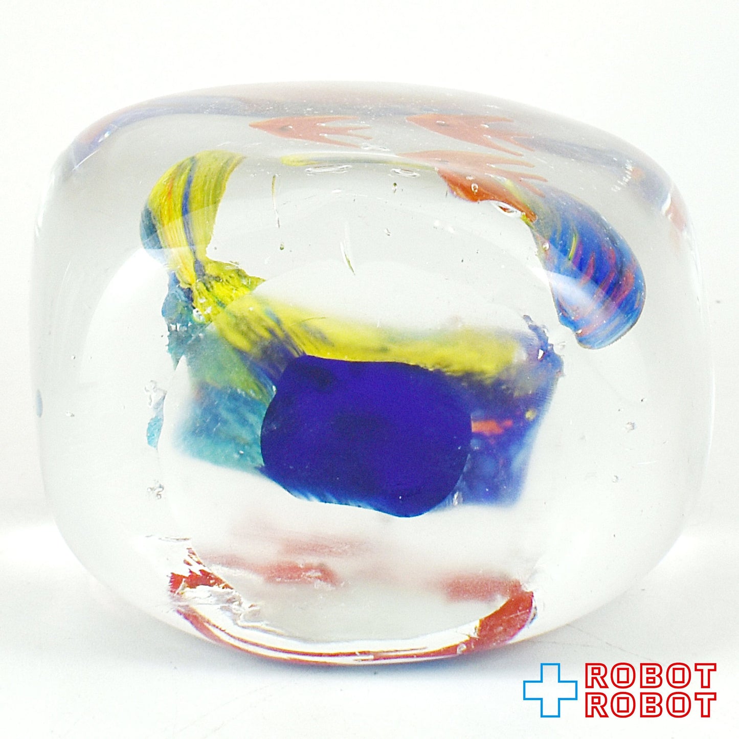 赤い熱帯魚 ガラス ペーパーウェイト