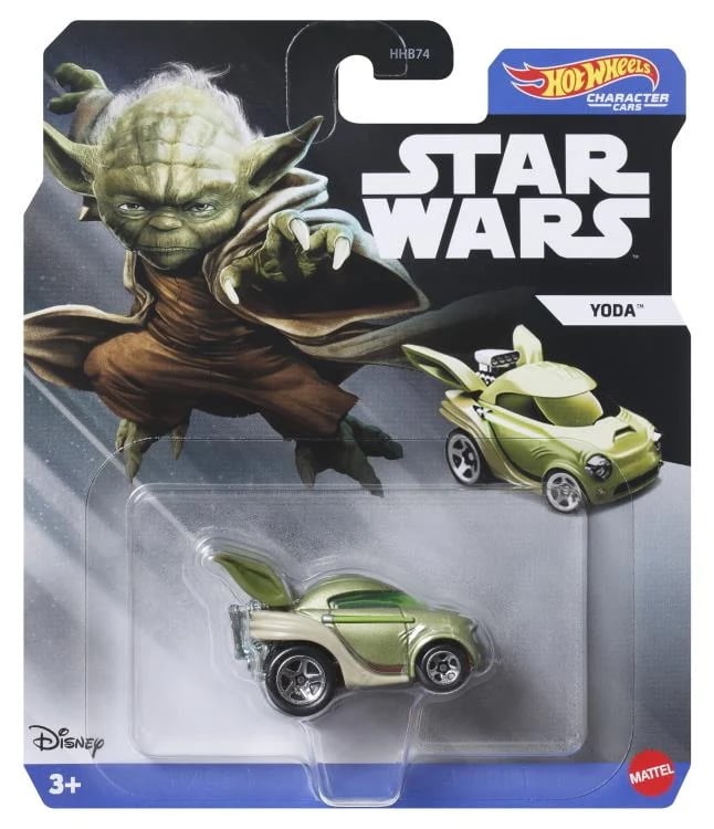 ホットウィール キャラクターカーズ 2024 ベスト・オブ・ミックス Ver.2 スター・ウォーズ ヨーダ ダイキャスト ミニカー 未開封