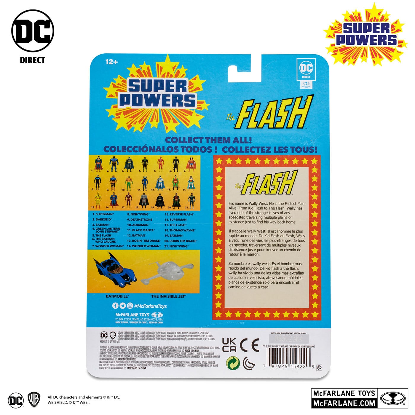 マクファーレン・トイズ DCダイレクト DCスーパーパワーズ #16 フラッシュ ウォリー・ウェスト (コミック/Opposites Attract) 4インチ アクションフィギュア 国内版 未開封