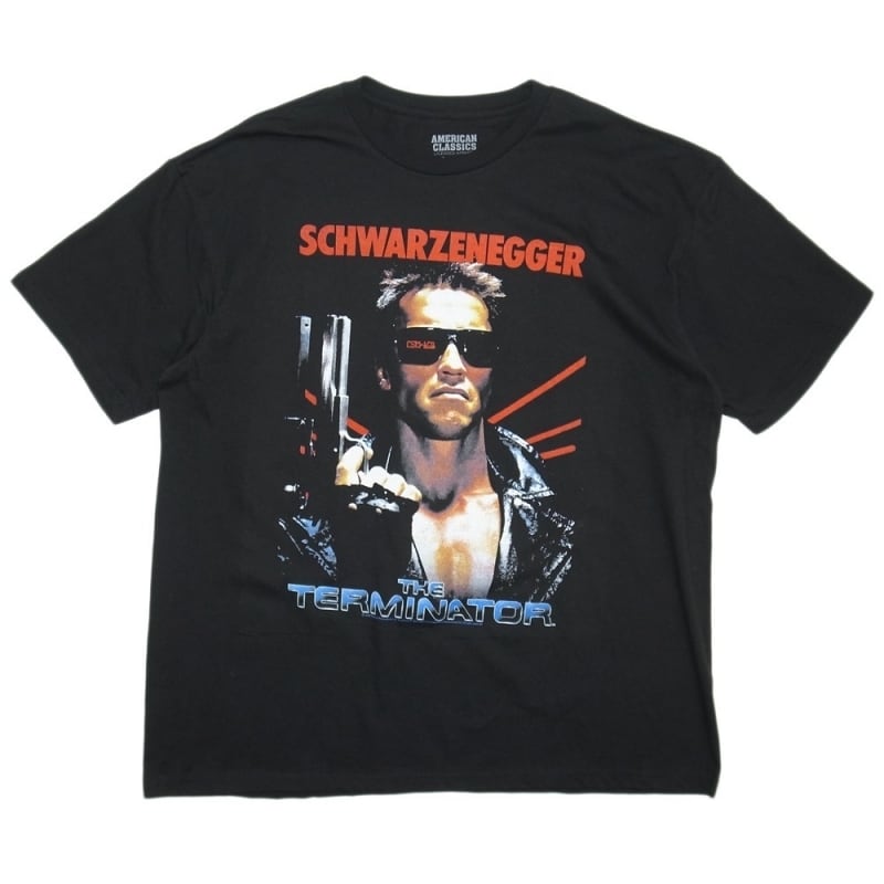 ターミネーター SCHWARZENEGGER グラフィック Tシャツ ブラック アメリカンクラシックス