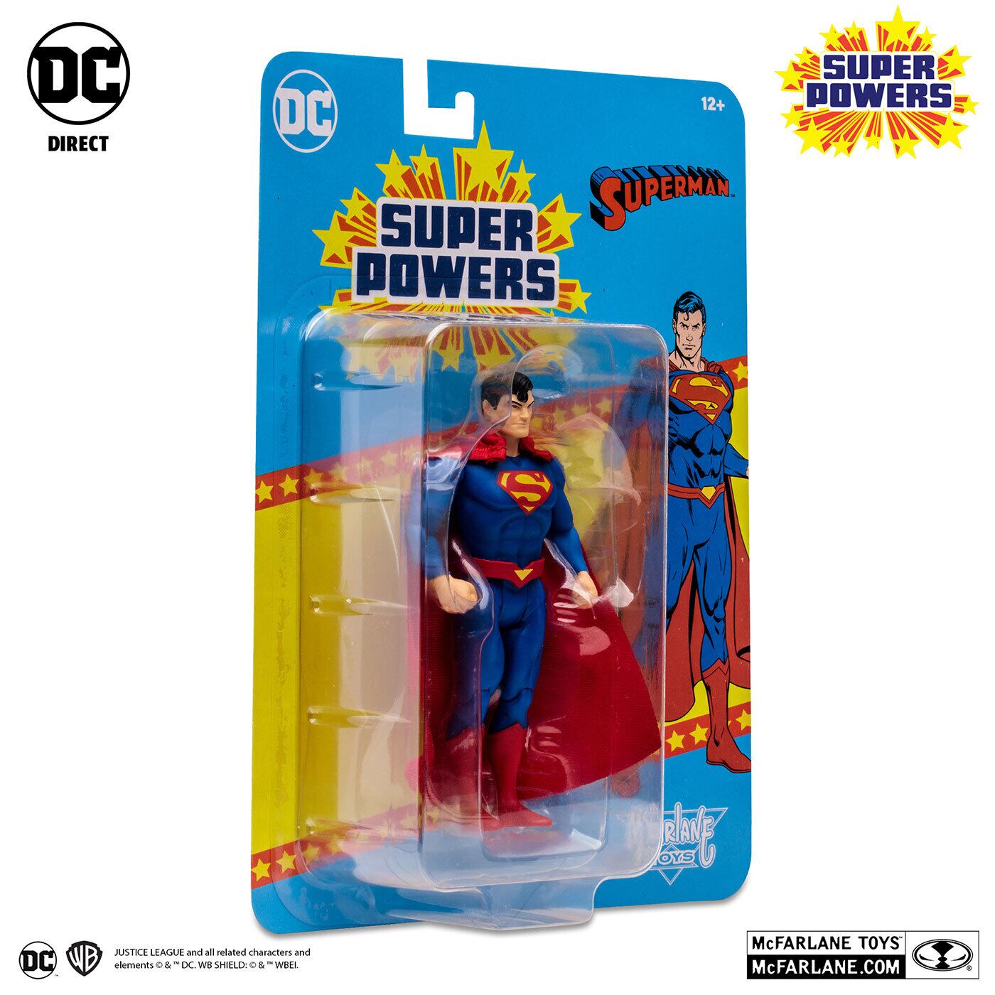マクファーレン・トイズ DCダイレクト DCスーパーパワーズ #15 スーパーマン (コミック/Superman: Reborn) 4インチ アクションフィギュア 国内版 未開封