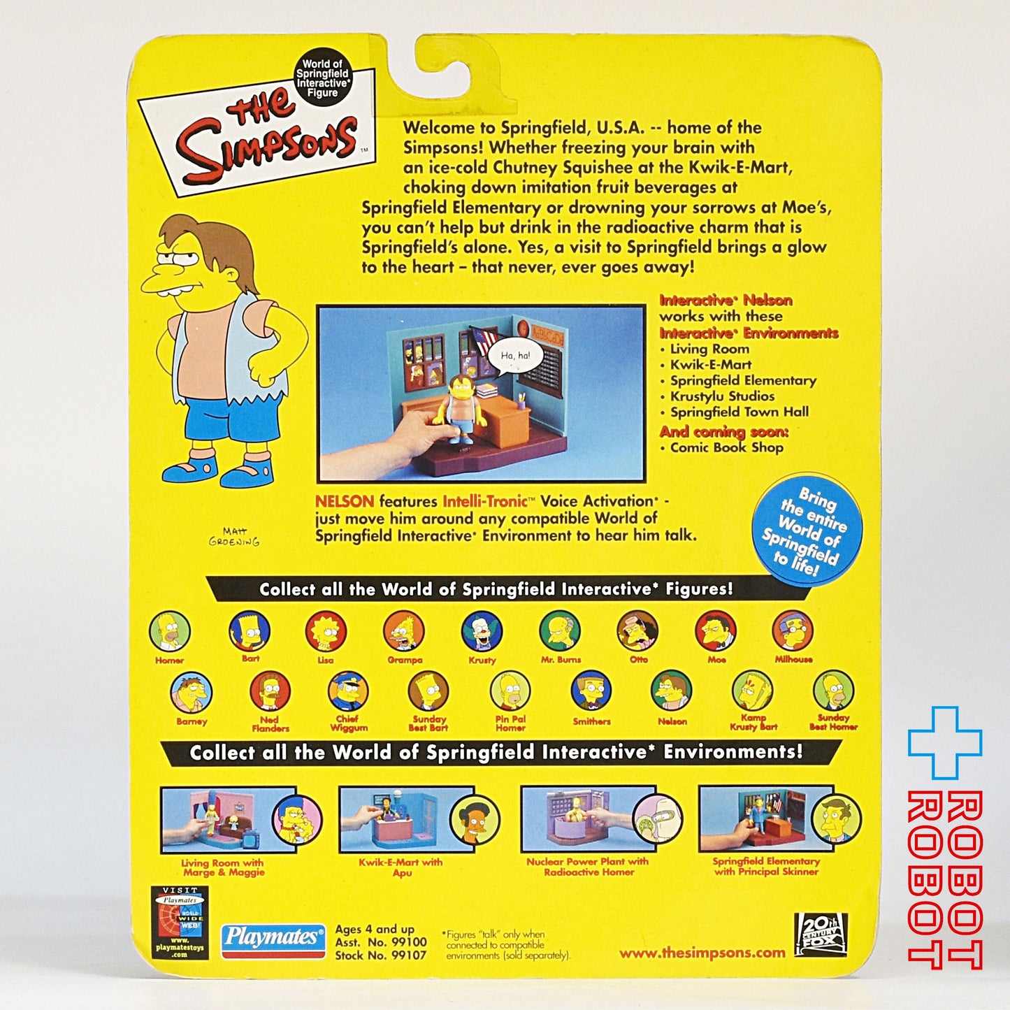 プレイメイツ シンプソンズ シリーズ3 ネルソン アクションフィギュア 未開封