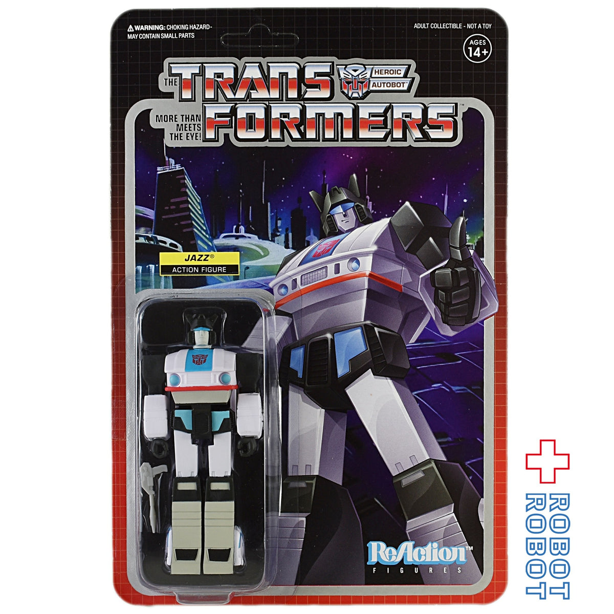 リ・アクション 3.75インチ アクションフィギュア ジャズ 戦え!超ロボット生命体トランスフォーマー シリーズ1