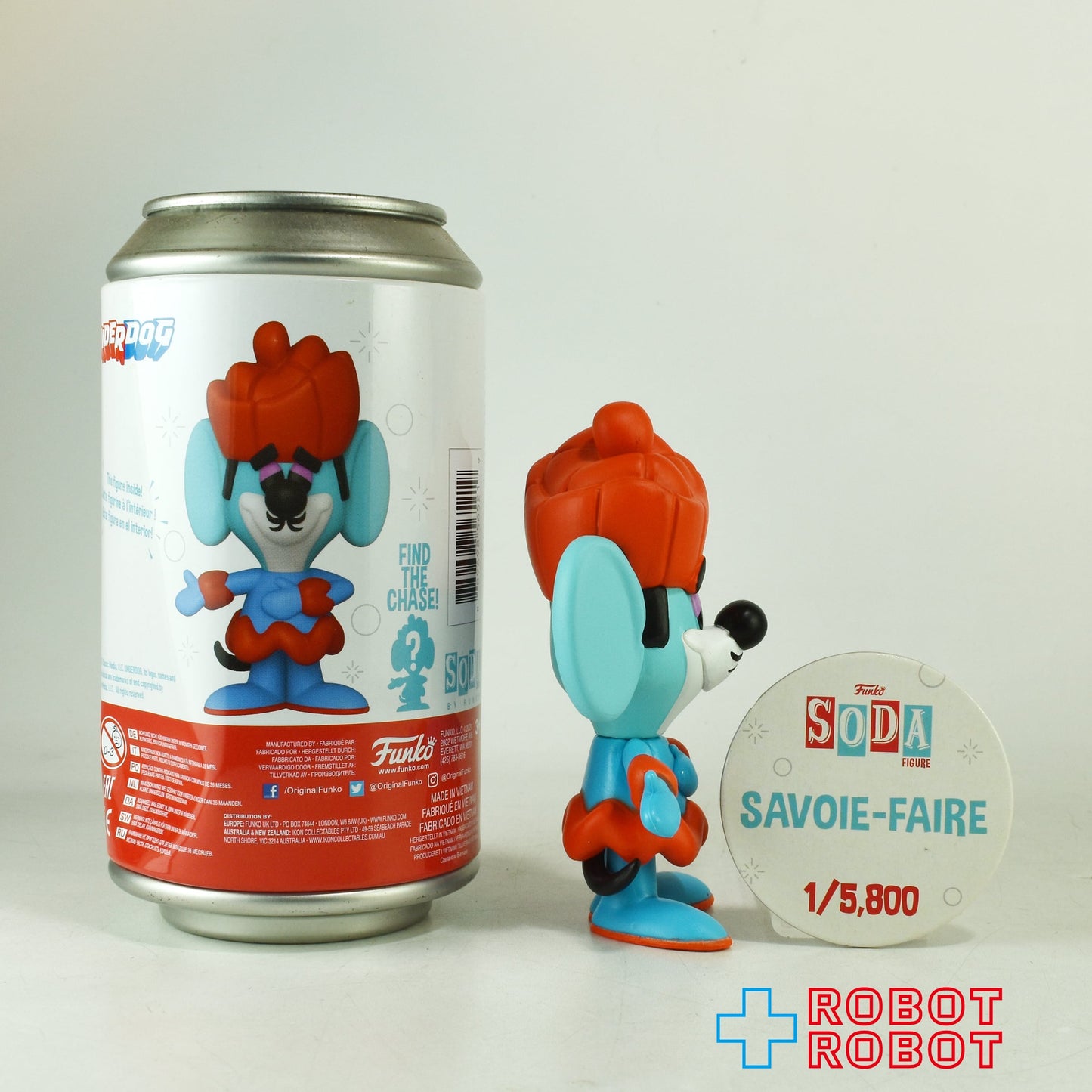ファンコ SODA ソーダ缶 ウルトラわんちゃん サヴォワ・フェール ビニールフィギュア 缶入り