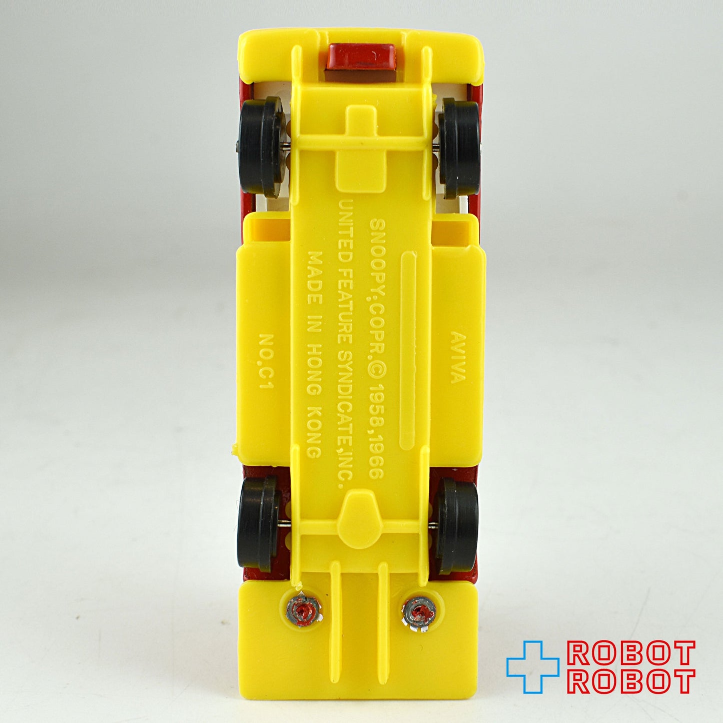 スヌーピー・イン・消防車 ダイキャスト ミニカー メイド・イン・ホンコン ルース