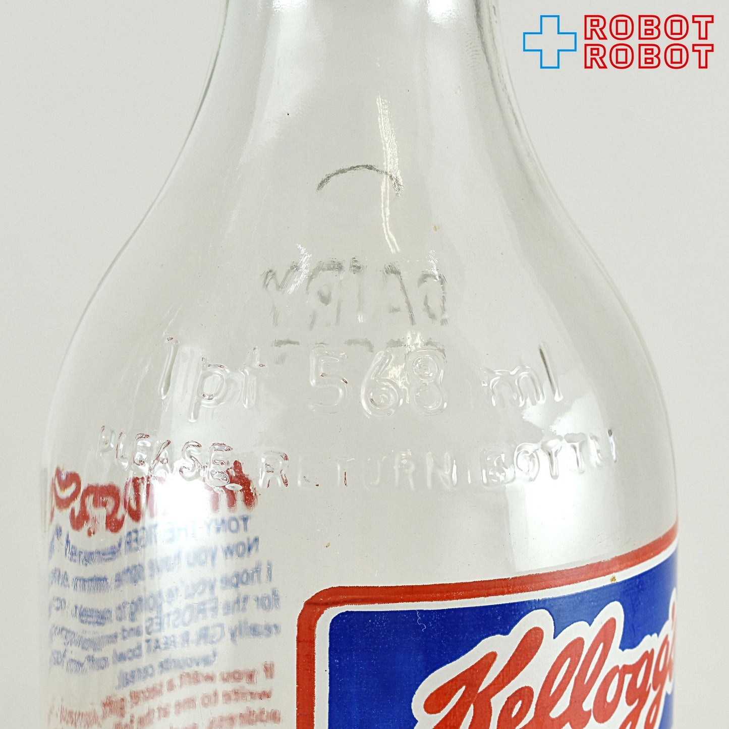 デイリー・クレスト社 ミルクボトル ケロッグ フロスティーズ トニー・タイガー