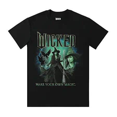 ウィキッド ふたりの魔女 Make Your Own Magic グラフィック Tシャツ