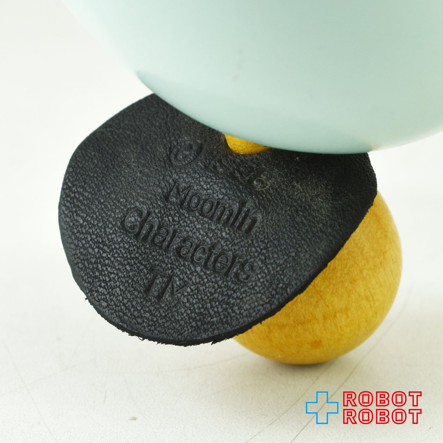 プーレルット ムーミン ムーミントロール ブルー 木製ツボ押し フィギュア 1996