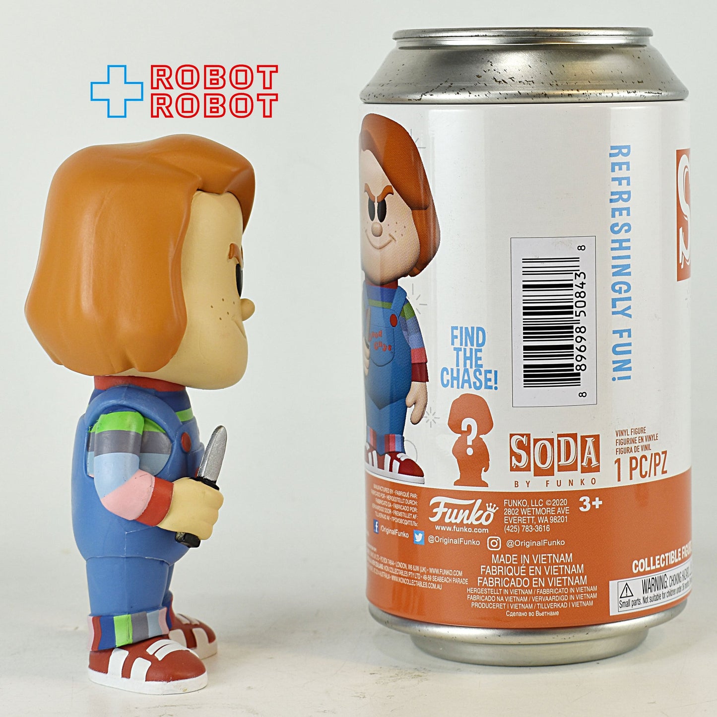ファンコ SODA ソーダ缶 チャッキー ビニールフィギュア 缶入り