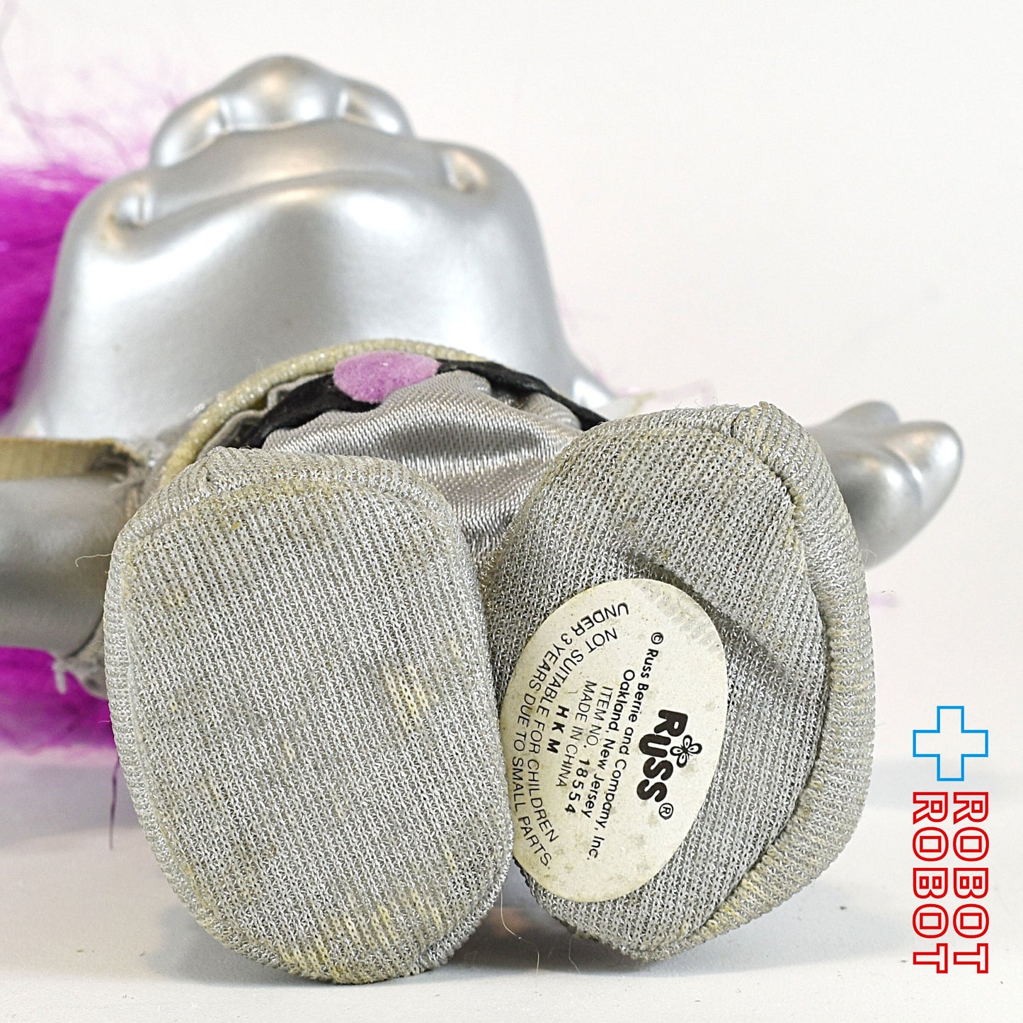 トロール 銀色の宇宙人 ピンク髪 ソフビフィギュア 11センチ