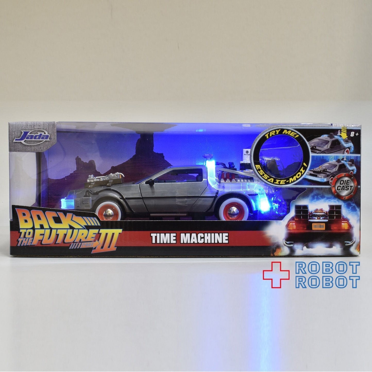 JADA TOYS メタルズ 1/24 ハリウッドライド バック・トゥ・ザ・フューチャー 3 デロリアン 国内版 未開封