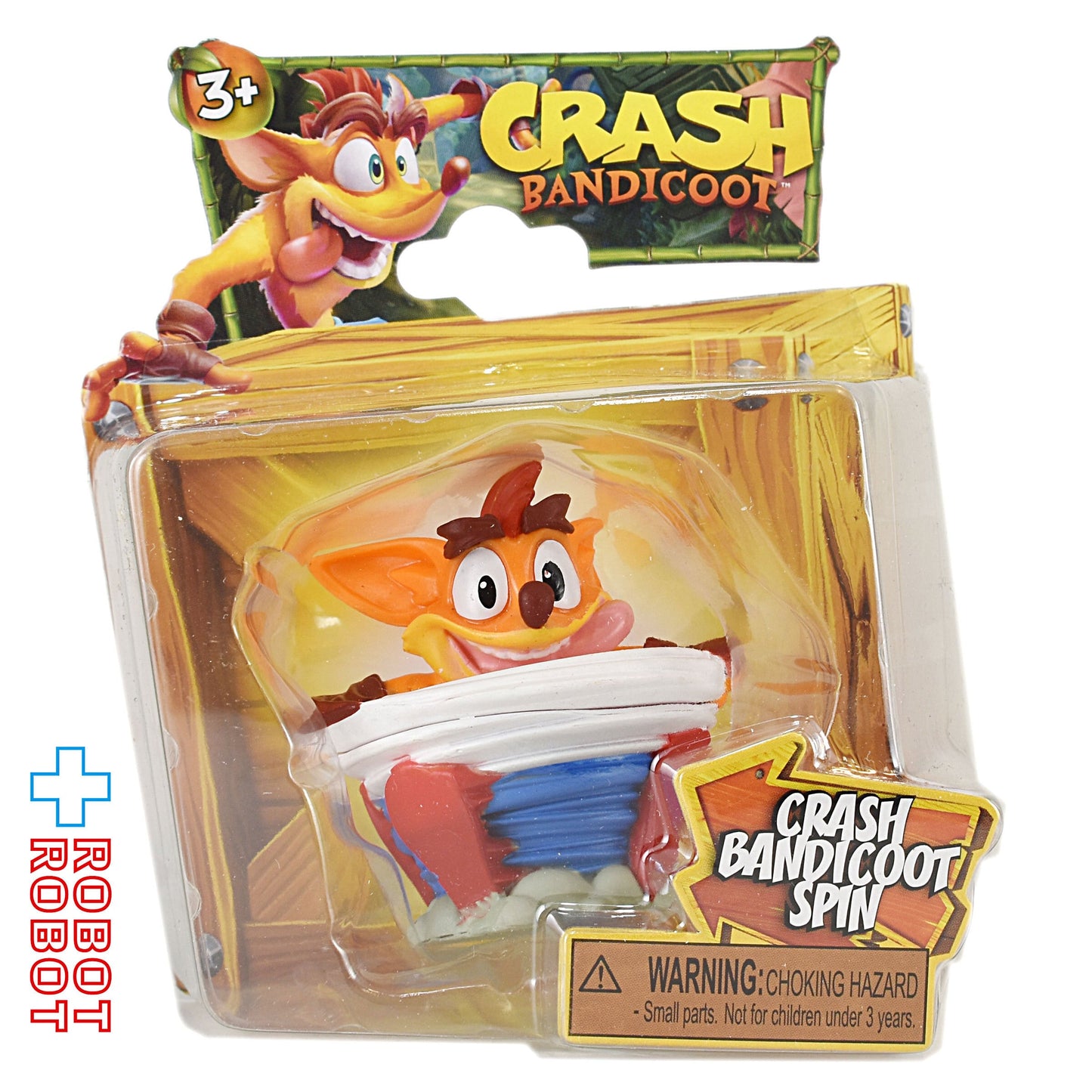 クラッシュ・バンディクー スピン 2.5インチ フィギュア 2023 ジャックス・パシフィック社 未開封