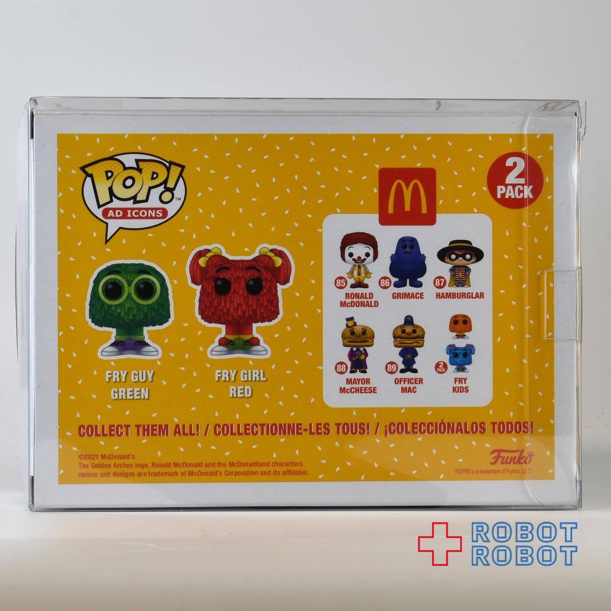 ファンコ POP! ADアイコンズ マクドナルド フライキッズ グリーン&レッド 2パック ファンコショップ限定