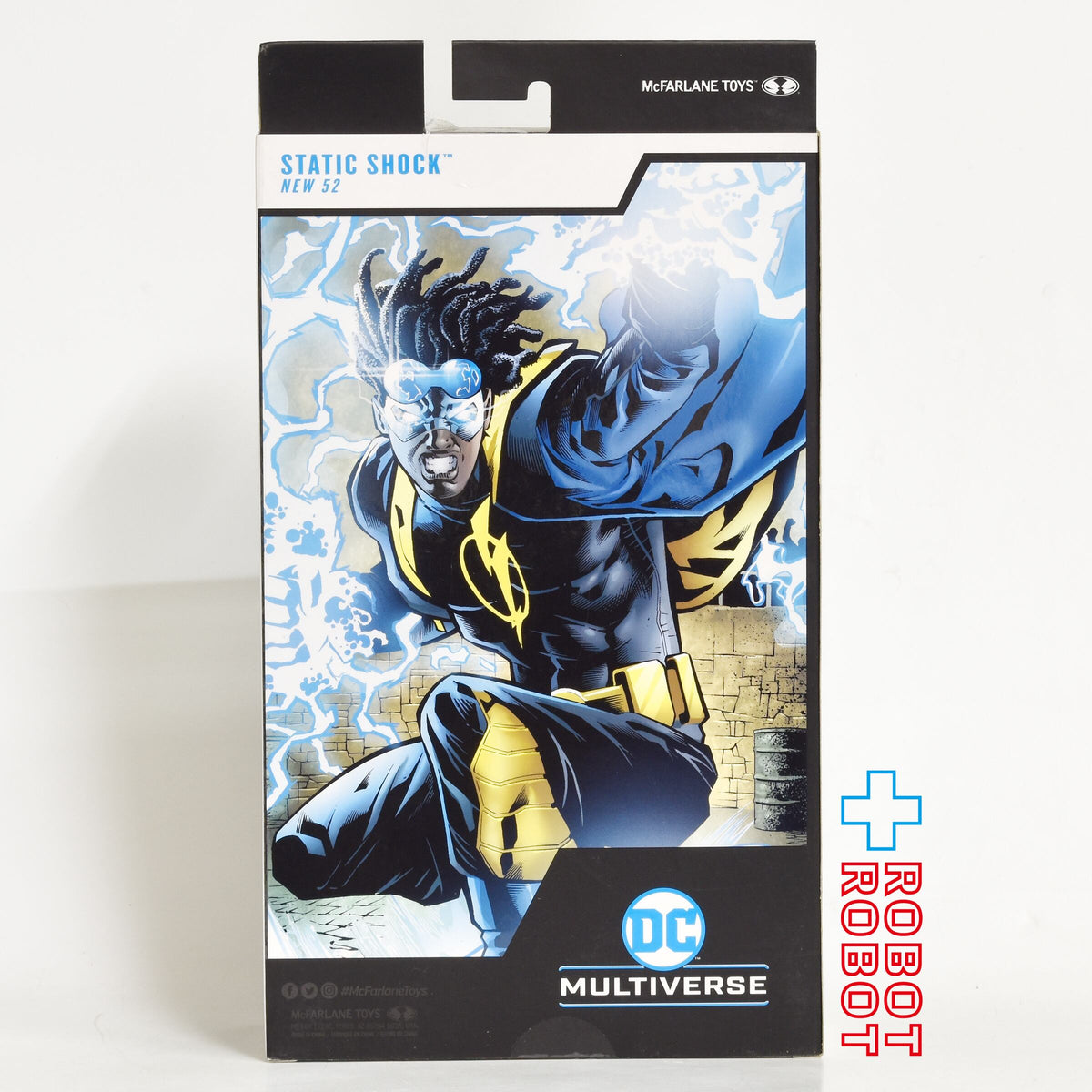 マクファーレン・トイズ DCマルチバース コミック New 52 #173 スタティック・ショック 7インチ アクションフィギュア 未開封