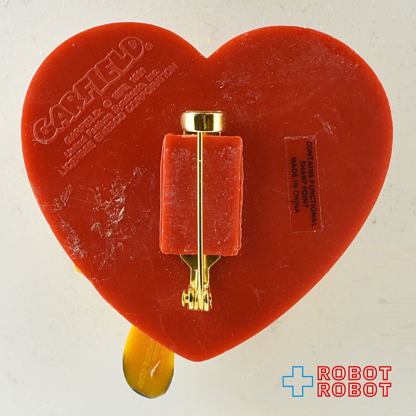 ガーフィールド スタックオンユー ハート ピンズ ピンバッジ エネスコ社