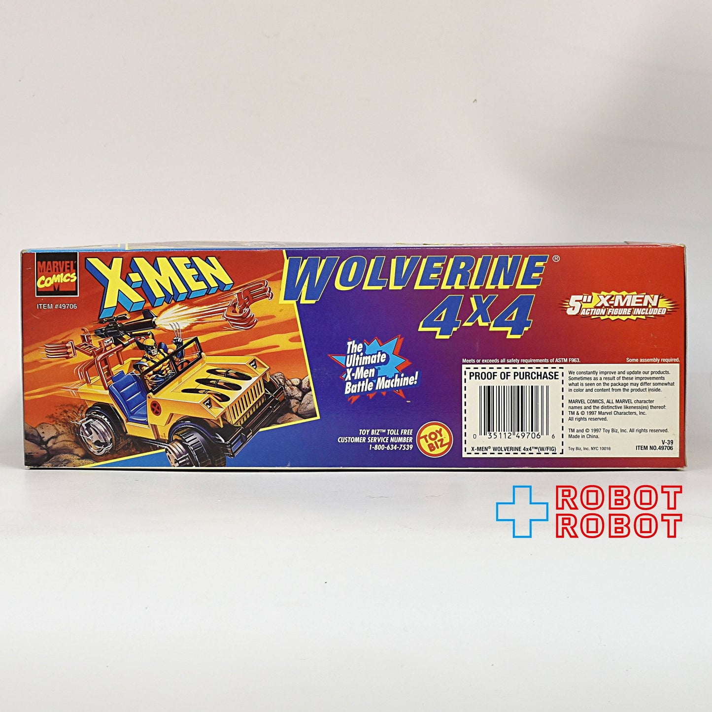 トイビズ X-MEN エックスメン ウルヴァリン 4 X 4 w/ 5インチ ウルヴァリン アクションフィギュア 未開封