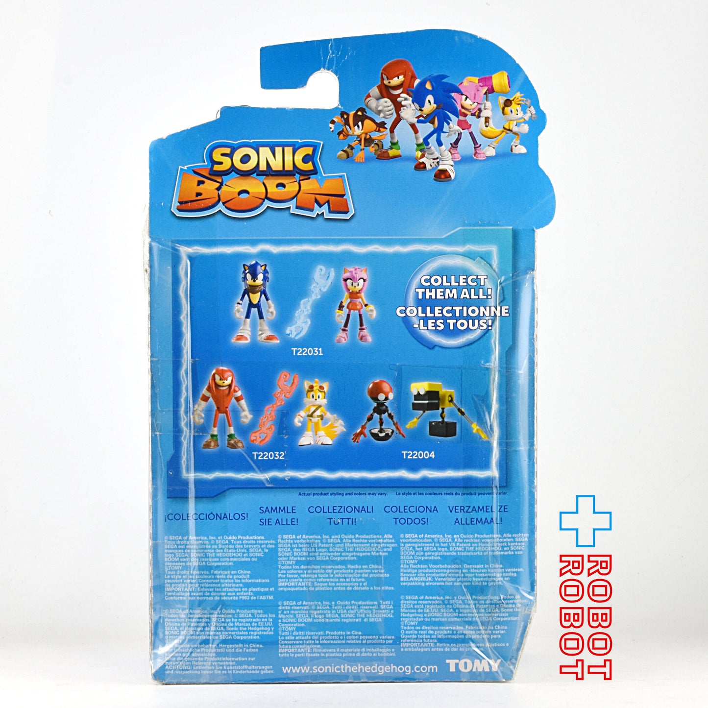 トミー ソニックブーム ソニック&エミー 3インチ アクションフィギュア 未開封