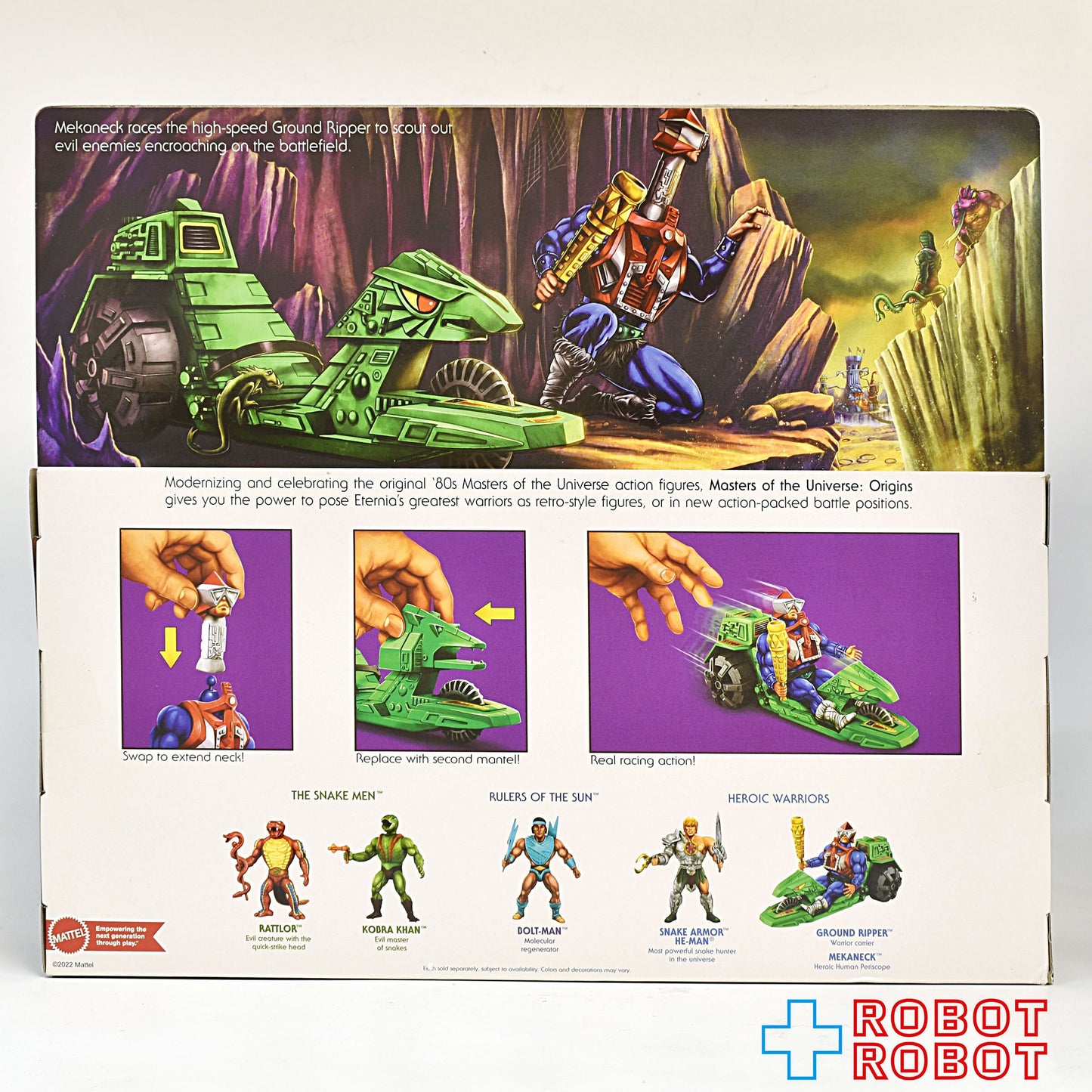 マテル MOTU マスターズ・オブ・ザ・ユニバース オリジンズ 5.5インチ メカネック & グラウンドリッパー 未開封