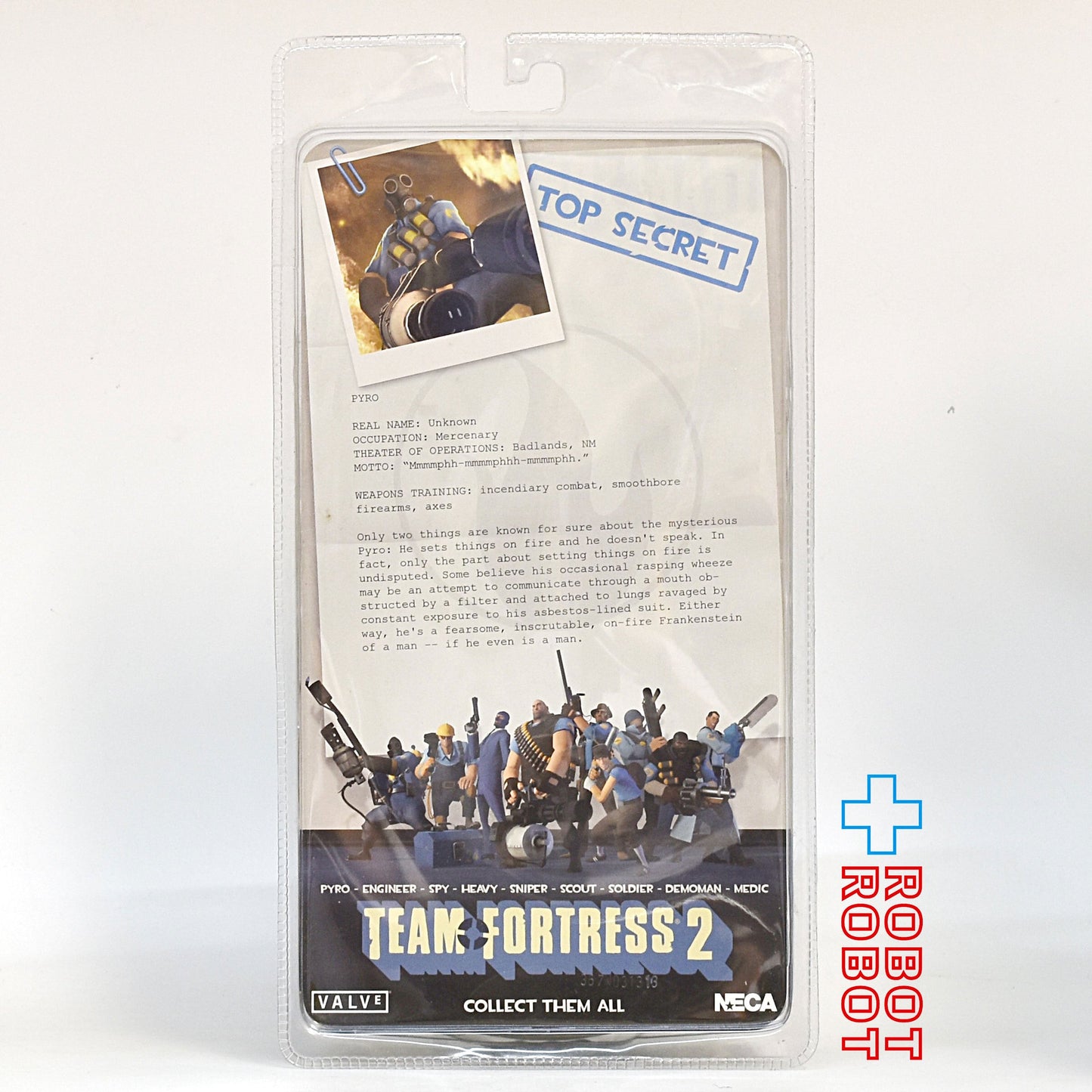 ネカ チームフォートレス2 パイロ (BLUバージョン) 7インチ アクションフィギュア 未開封