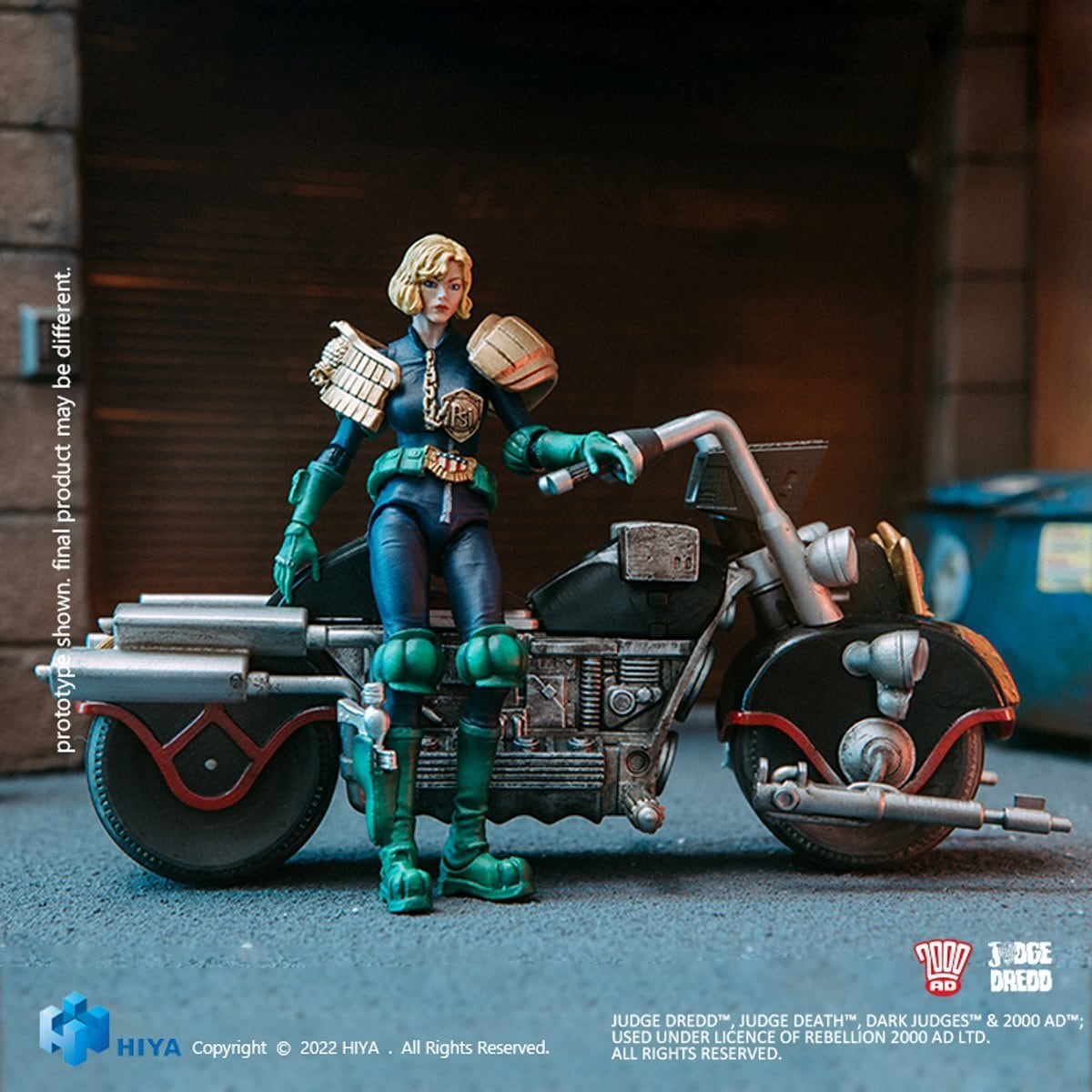 ハイヤトイズ ジャッジ・ドレッド ジャッジ・アンダーソン & ローマスター MKⅡ 1/18 アクションフィギュア 未開封