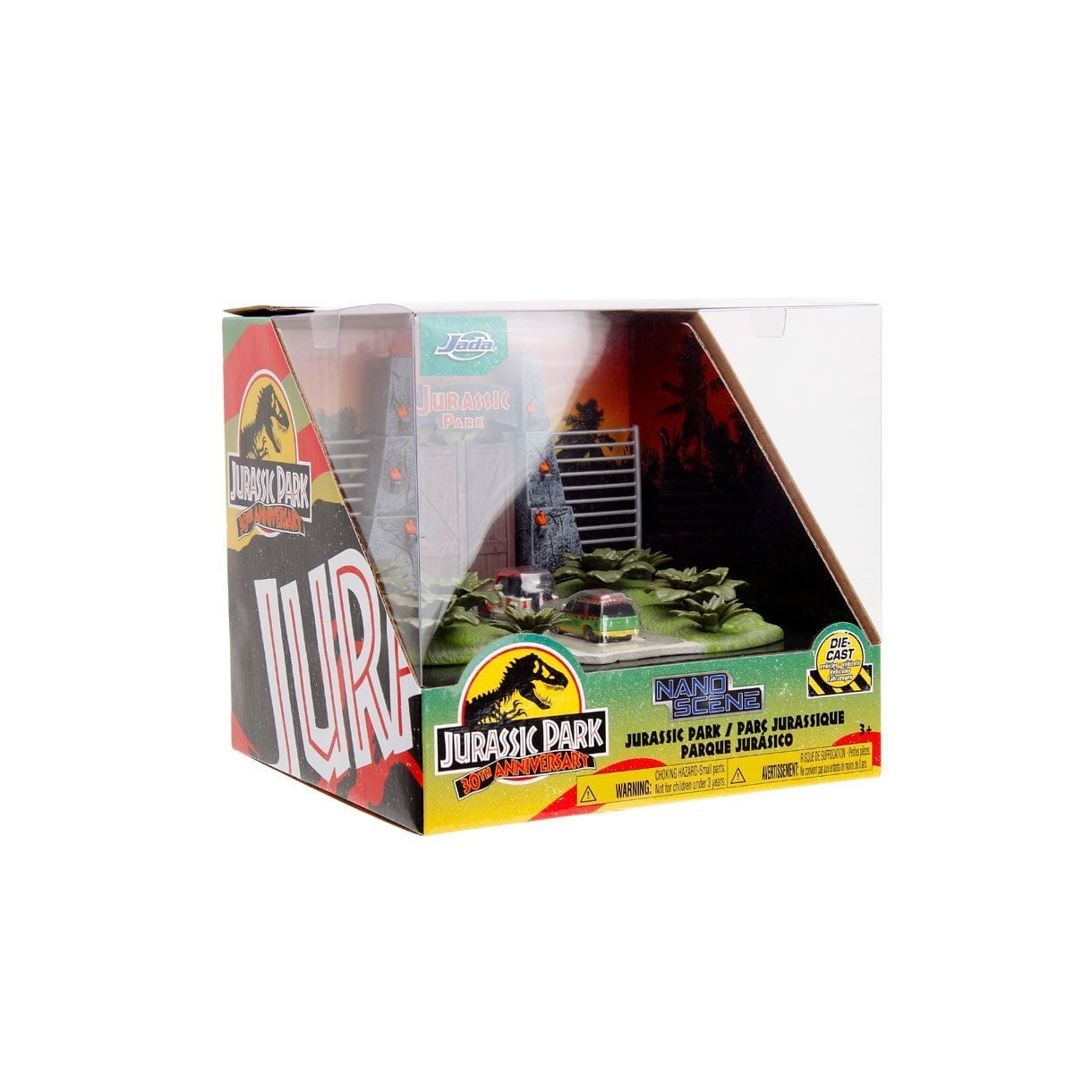 JADA TOYS ジュラシック・パーク ゲート アンド ナノ・ハリウッド・ビークル ジオラマセット 未開封