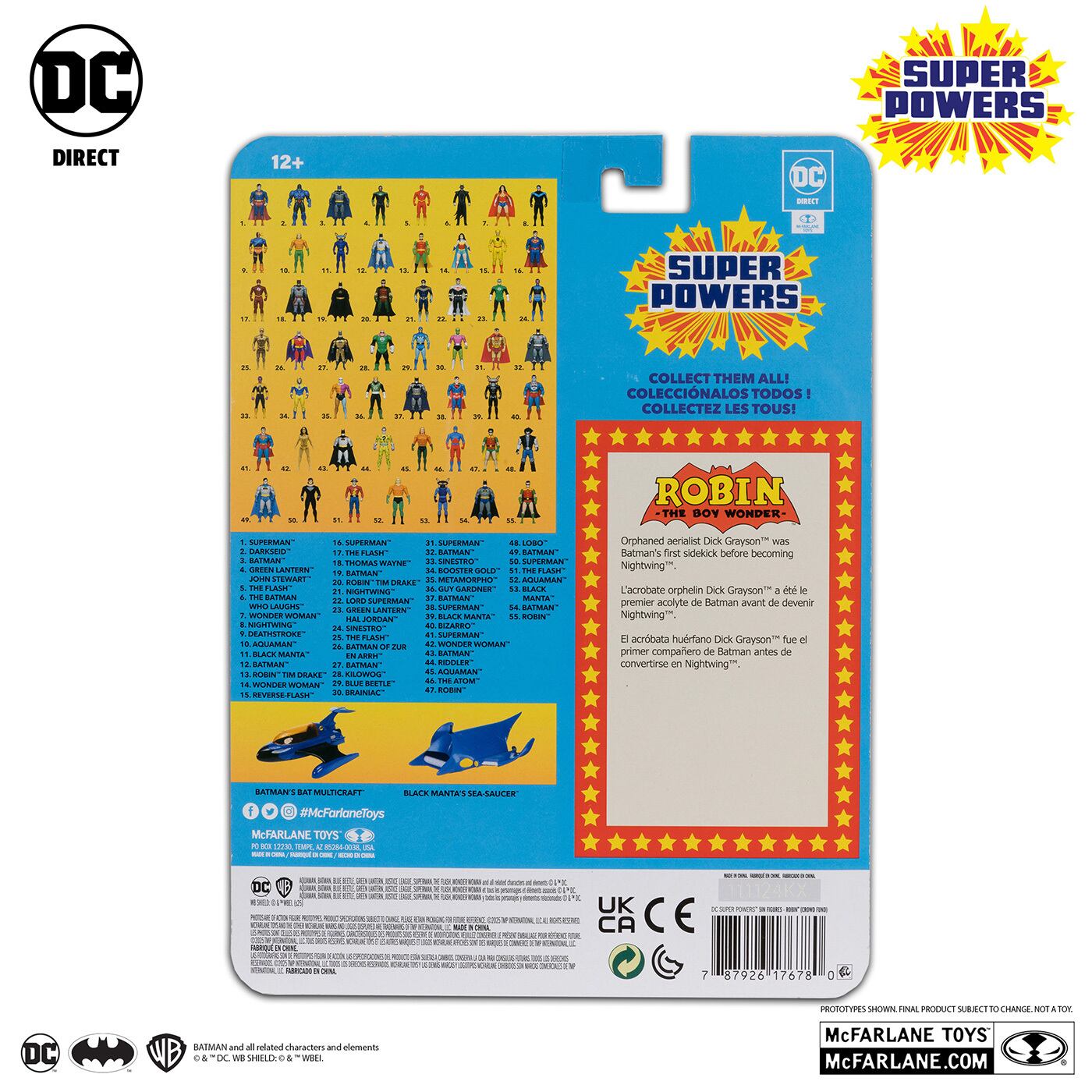 マクファーレン・トイズ DCダイレクト DCスーパーパワーズ #52 ロビン 4インチ アクションフィギュア 国内版 未開封