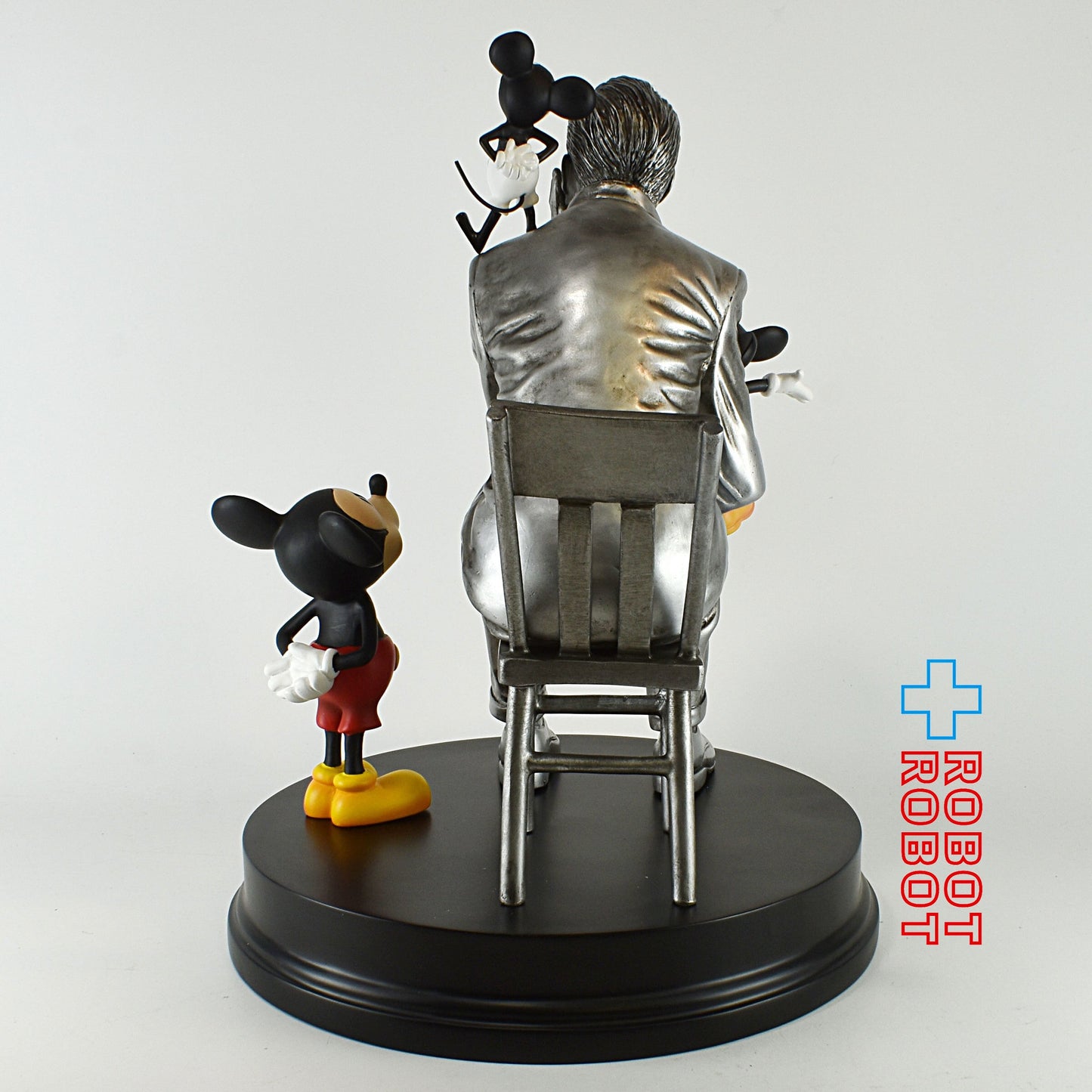 エネスコ ディズニー 100周年 ウォルト・ディズニー with ミッキーマウス スタチュー フィギュア