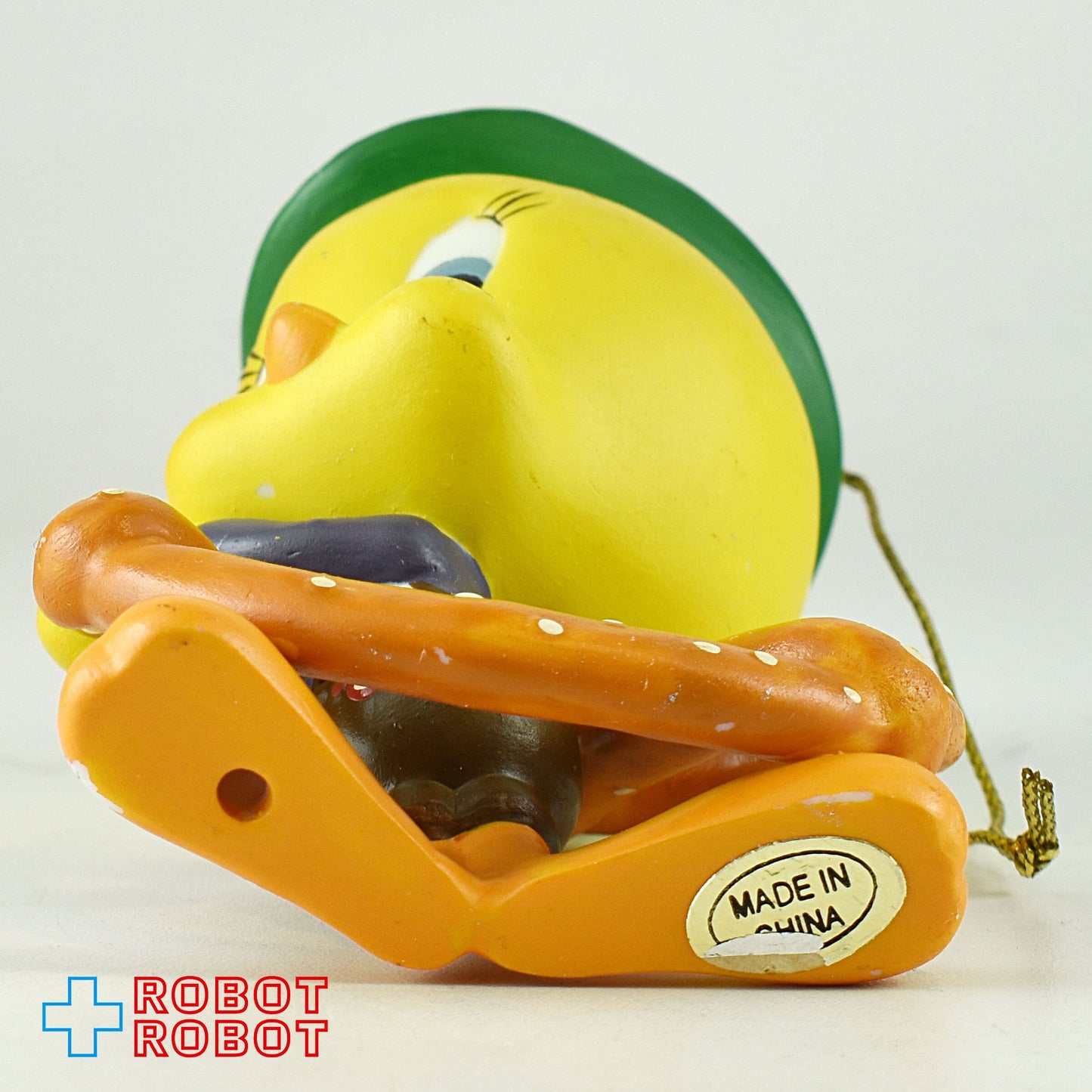 ルーニー・テューンズ トゥイーティー プレッツェルとチロリアンハット クリスマスオーナメント