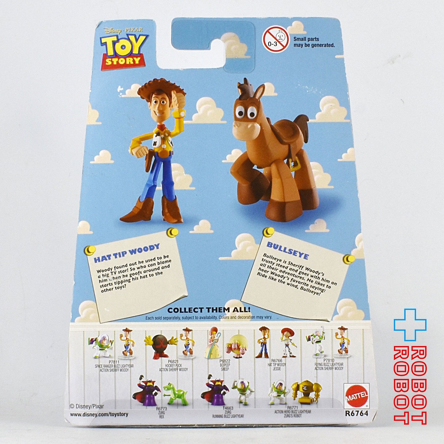 マテル トイストーリー バディパック ウッディ/ブルズアイ フィギュア 未開封