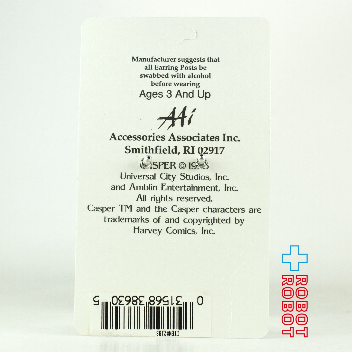 キャスパー & ストレッチ & スティンキー & ファッツォ ピアス 台紙付き 未使用 - ROBOTROBOT