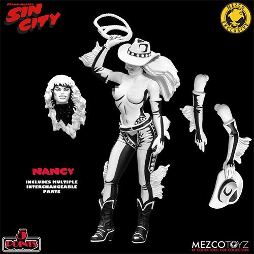 メズコ 5ポイント シン・シティ : ハード・グッドバイ ナンシー・キャラハン アクションフィギュア 未開封