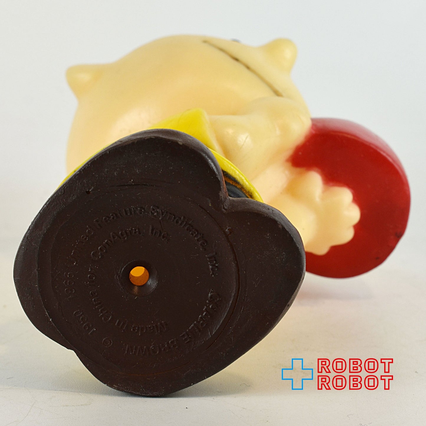 ピーナッツ チャーリー・ブラウン ビニール スクイーク トイ コナグラ社 1980s