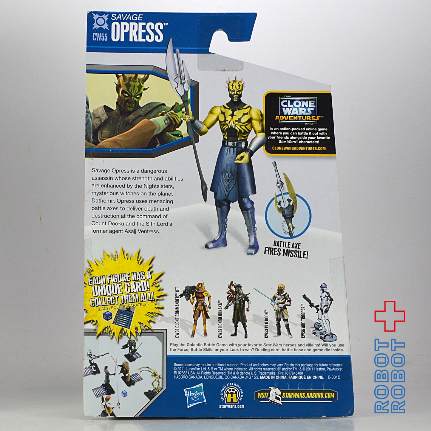 スター・ウォーズ CW2010 CW55 サヴァージ・オプレス クローン・ウォーズ 3.75インチ アクションフィギュア US版 未開封 ※難有り