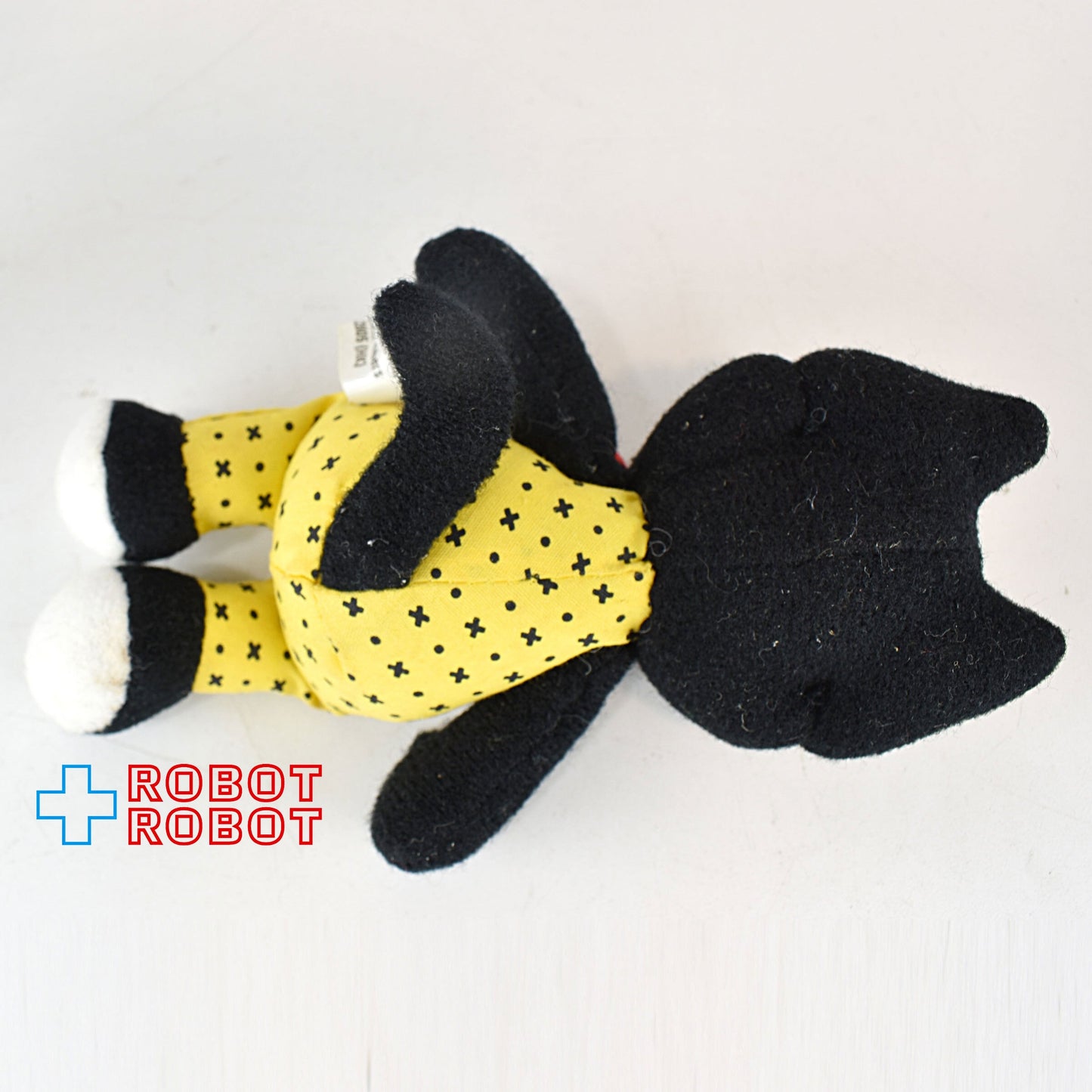 ウェンディーズ フィリックス・ザ・キャット 黄色カバーオール マスコットぬいぐるみ人形 ミールトイ 1996 デターマインド社 袋入未開封