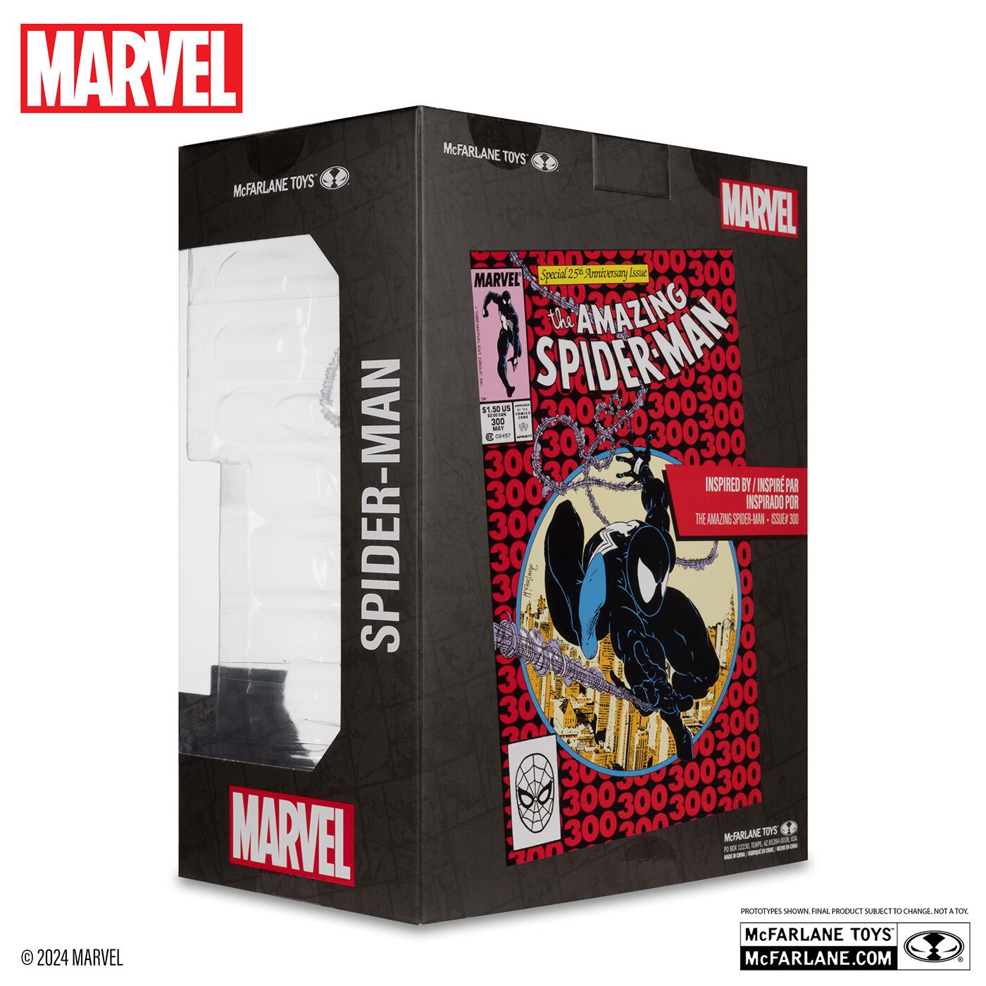 マクファーレン・トイズ マーベル シーン・フィギュア #005 スパイダーマン (シンビオートスーツ) 1/6 スタチューフィギュア 未開封