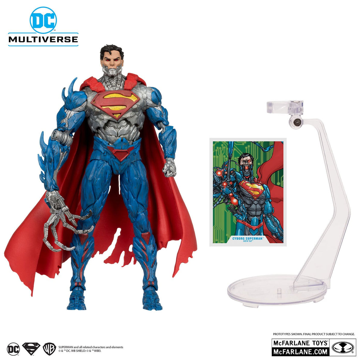 マクファーレン・トイズ DCマルチバース コミック The New 52 #277 サイボーグスーパーマン 7インチ アクションフィギュア 国内版 未開封