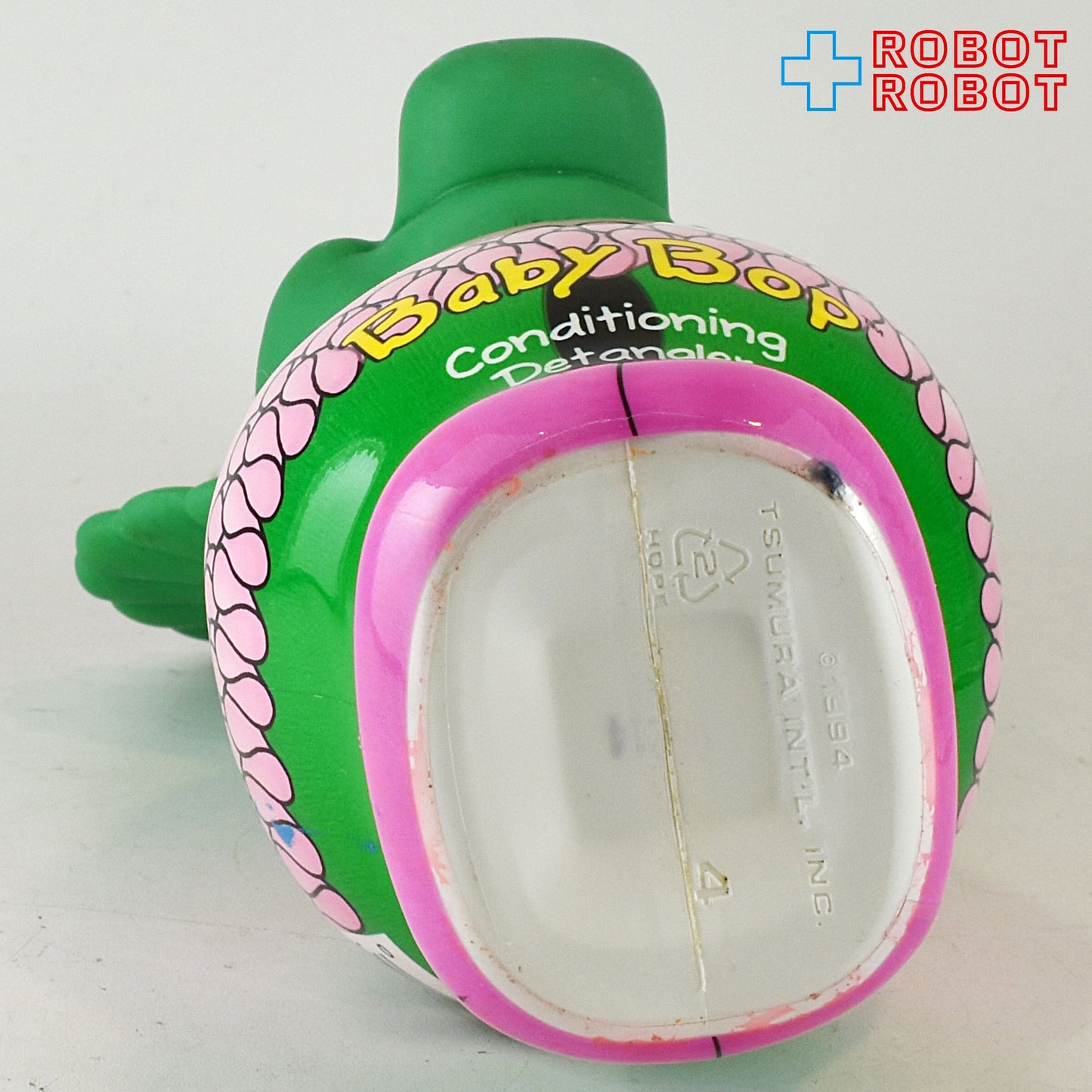 紫の恐竜バーニー ベイビーバップ ボトル ソーキー フィギュア