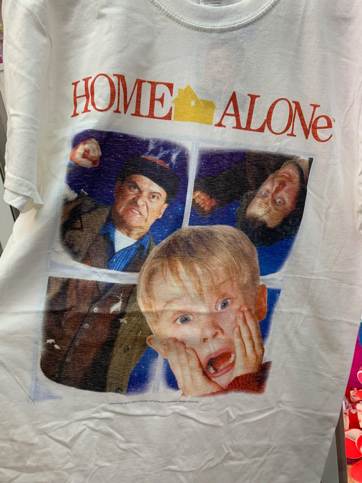 Tシャツ ムービー ホーム・アローン ウィンドウ