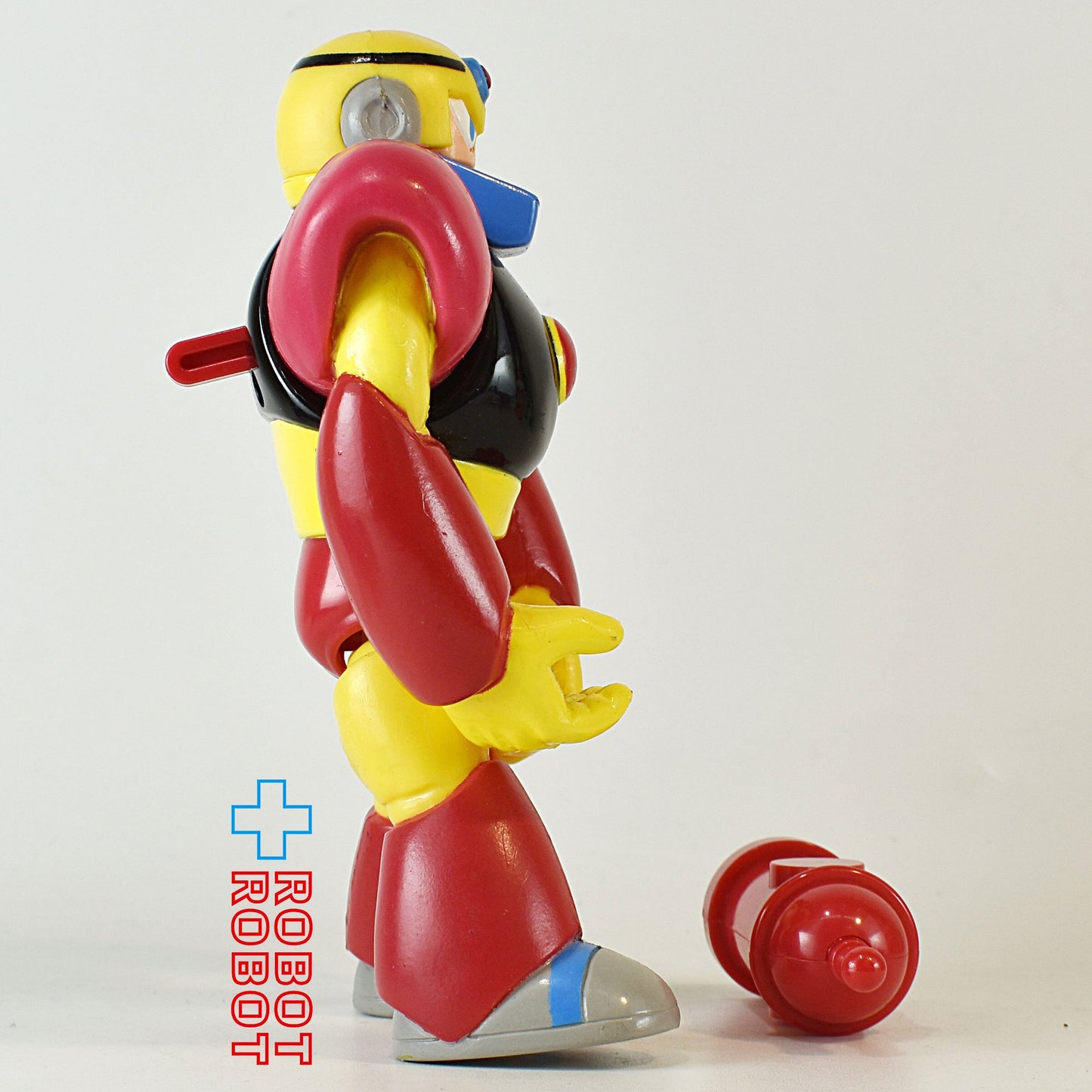 バンダイ カプコム ロックマン ガッツマン 6インチ アクションフィギュア 1994 武器付完品