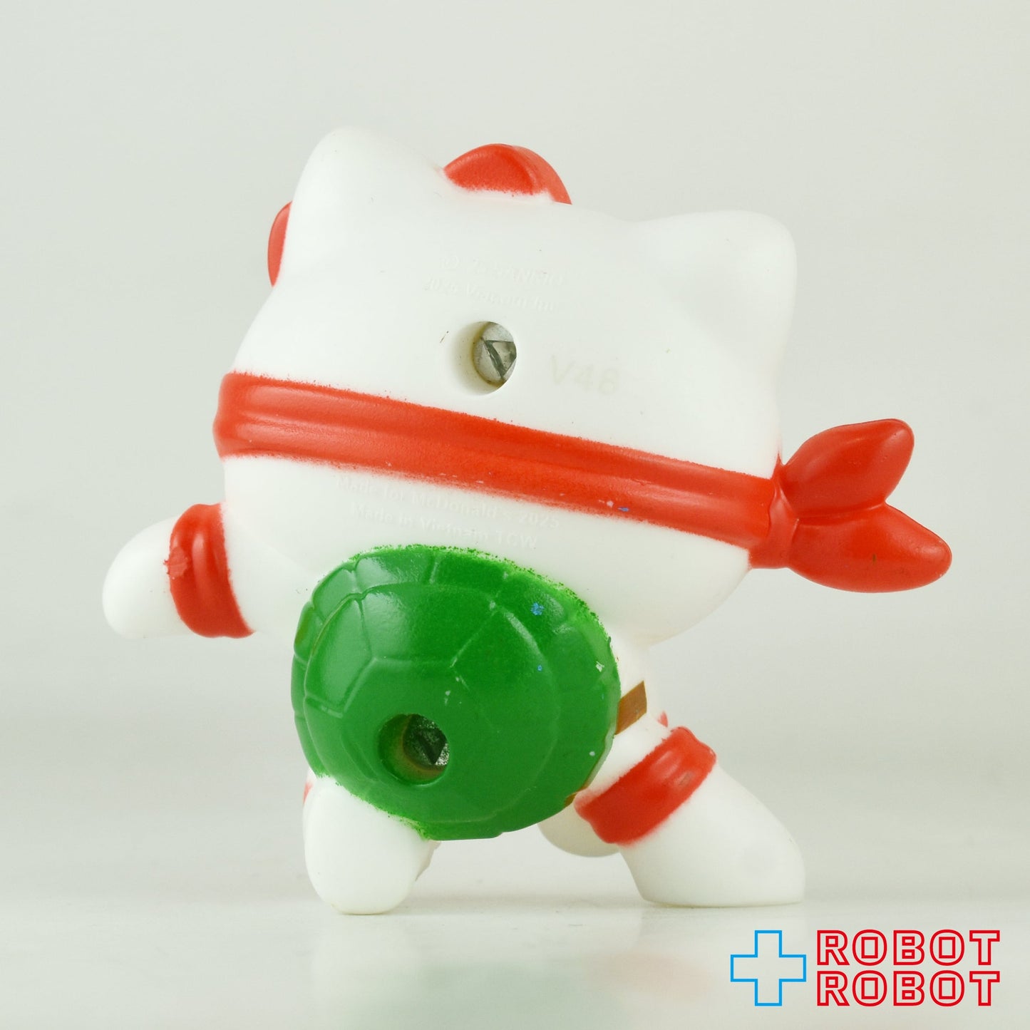 マクドナルド ハローキティ&フレンズ × タートルズ キティ × ラファエロ フィギュア ハッピーミールトイ 2025 アメリカ限定 日本未発売