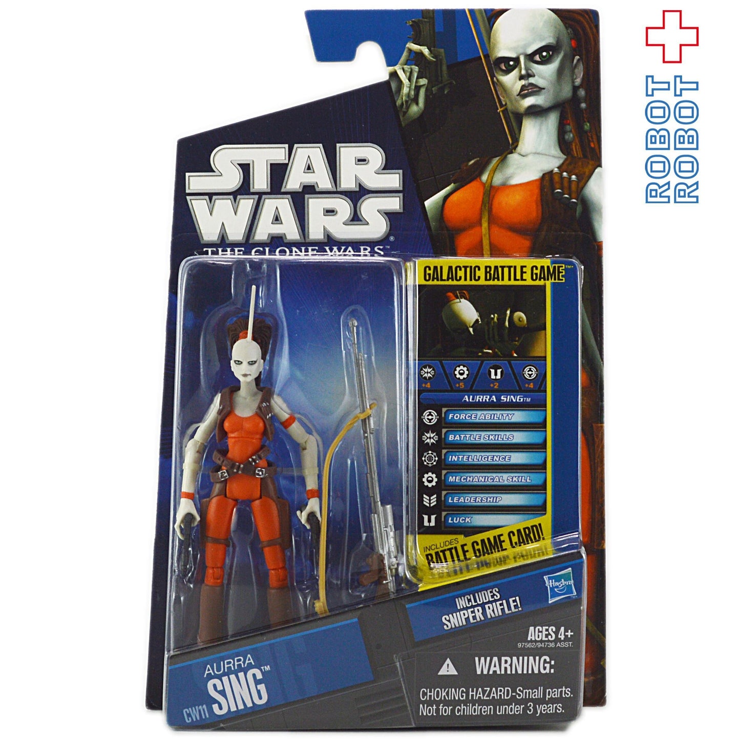 スター・ウォーズ CW2010 CW11 オーラ・シング クローン・ウォーズ 3.75インチ アクションフィギュア US版 未開封