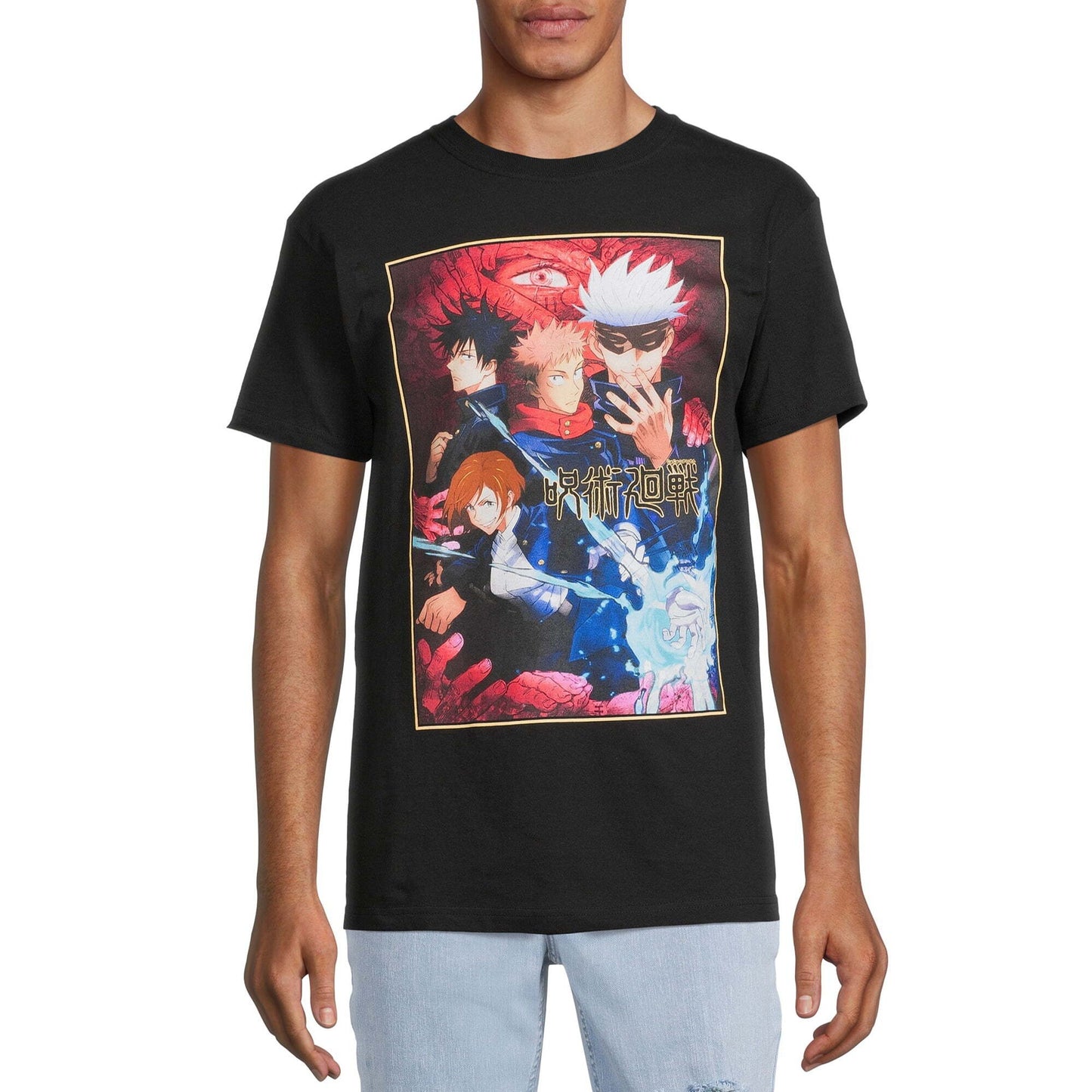 呪術廻戦 グラフィック Tシャツ ブラック