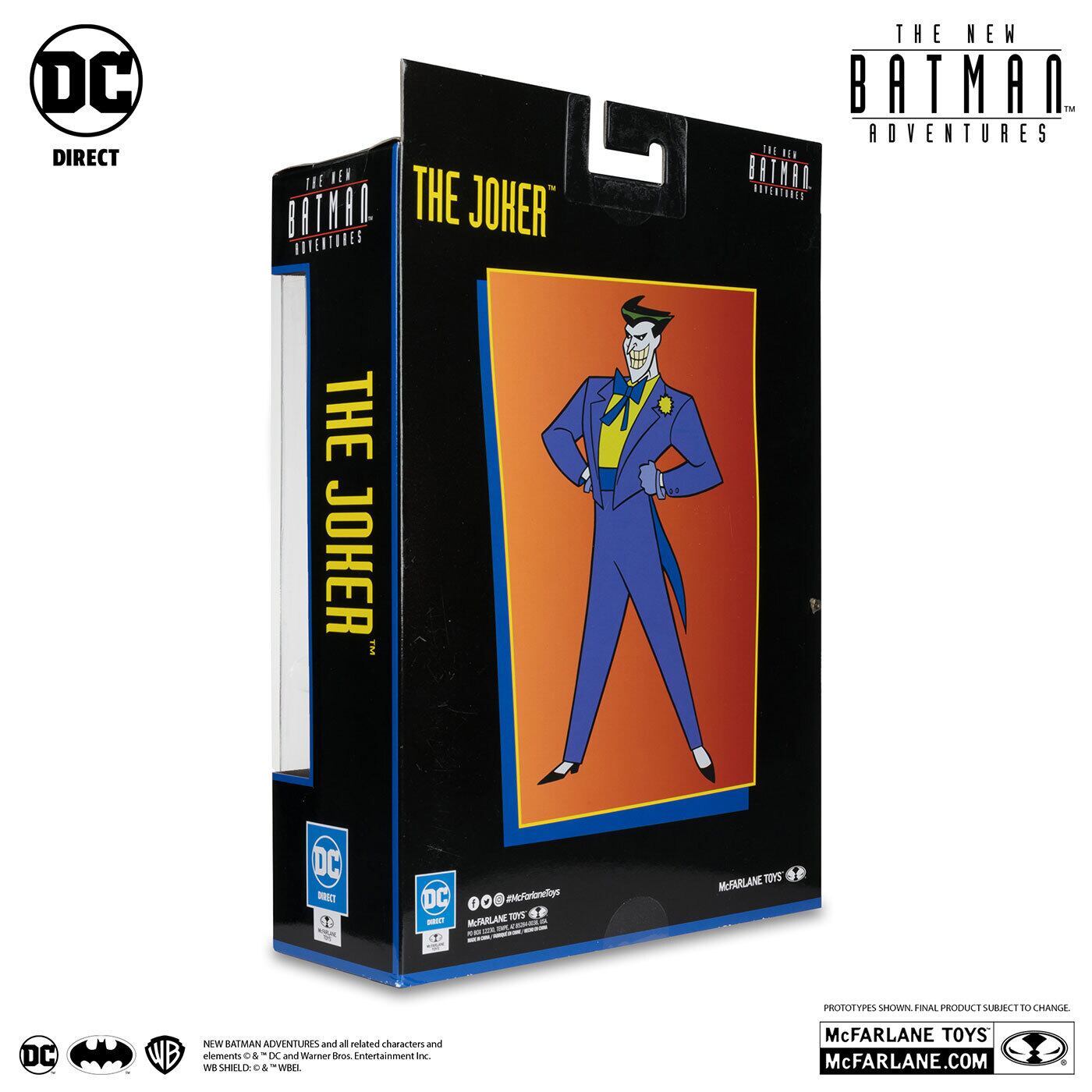 マクファーレン・トイズ DCダイレクト バットマン アニメイテッド ニュー・バットマン・アドベンチャーズ #13 ジョーカー 6インチ アクションフィギュア 国内版 未開封