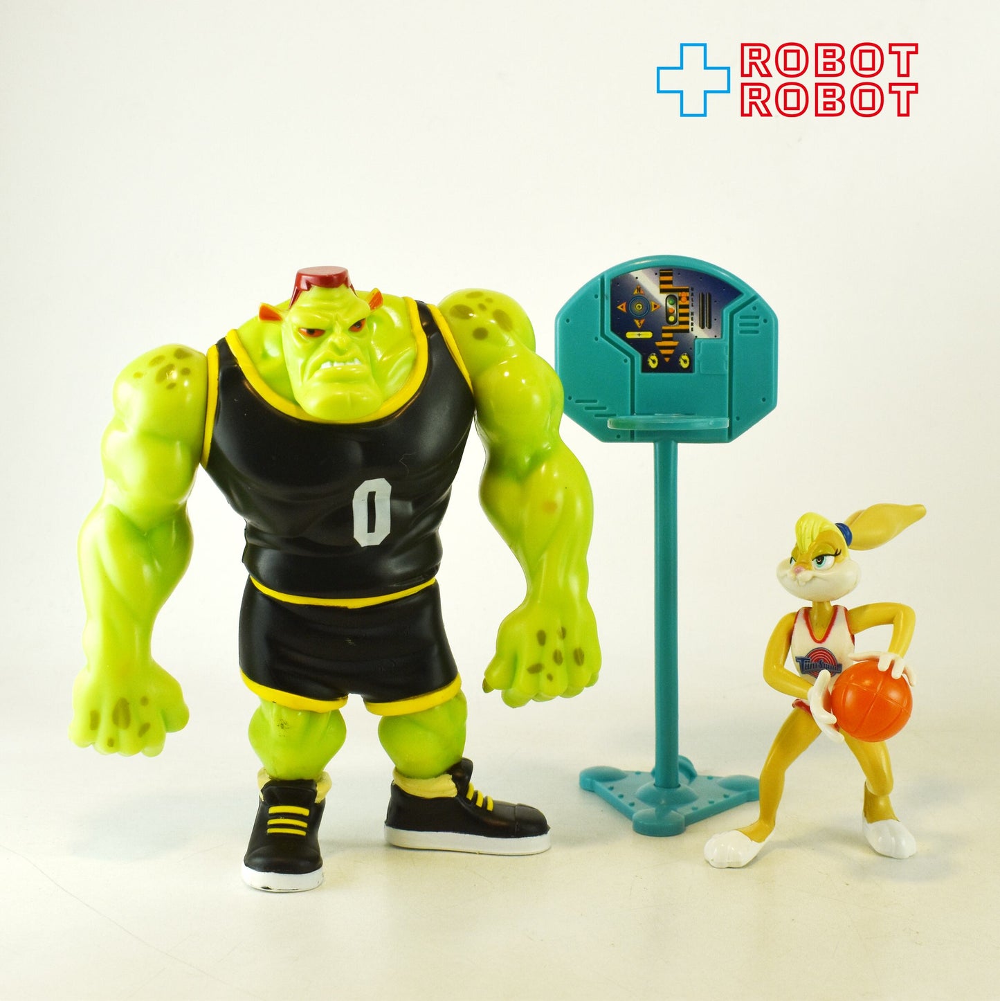 プレイメイツ社 ルーニー・テューンズ スペース・ジャム ローラ・バニー vs バング with ジャンピン・ジャム・フープ アクションフィギュア 1996